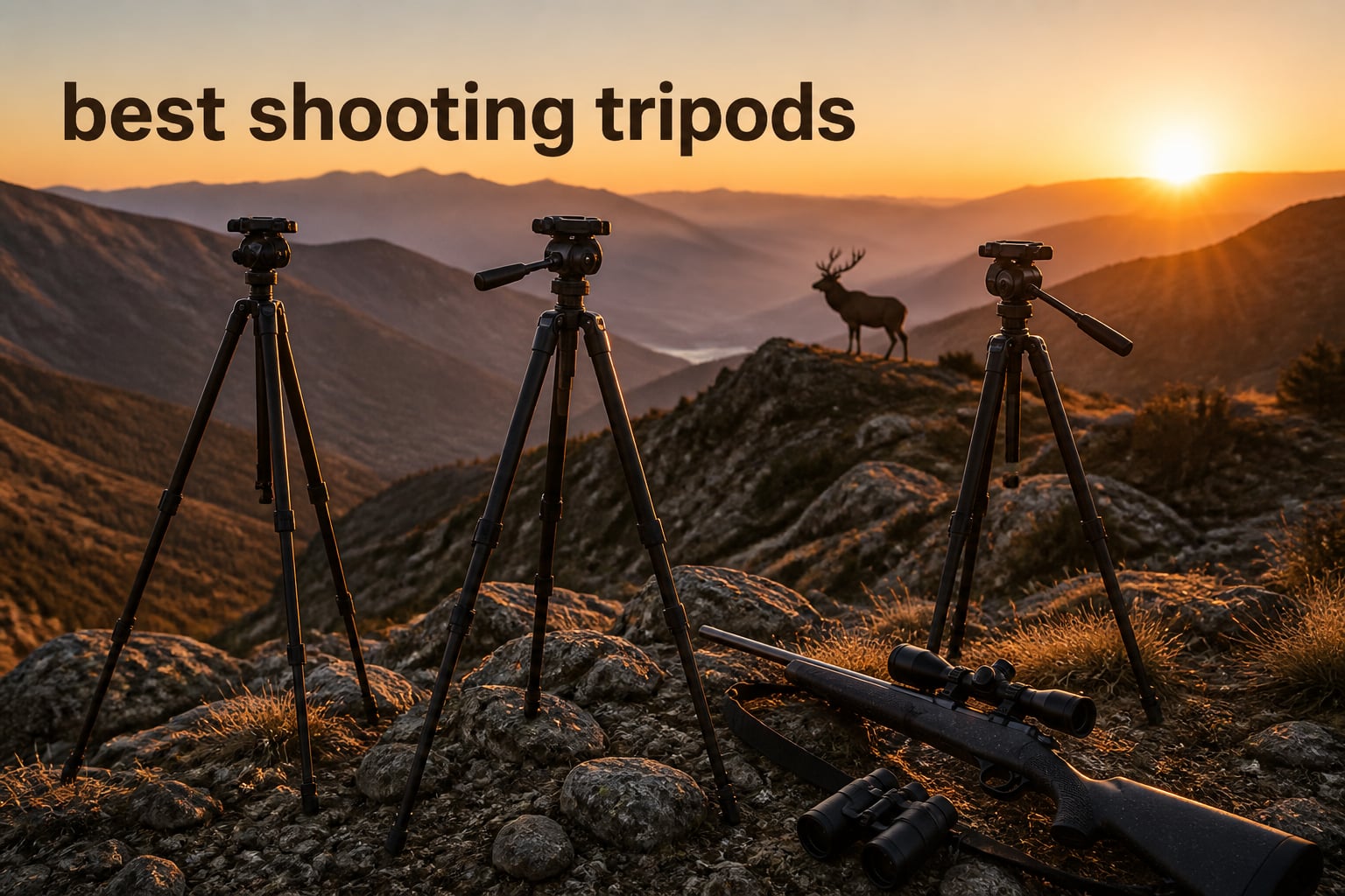 best shooting tripods