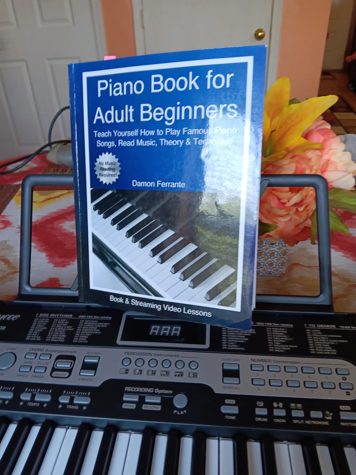 Piano Book for Adult Beginners: Teach Yourself How to Play Famous Piano Songs, Read Music, Theory & Technique (Book & Streaming Video Lessons) customer photo 2
