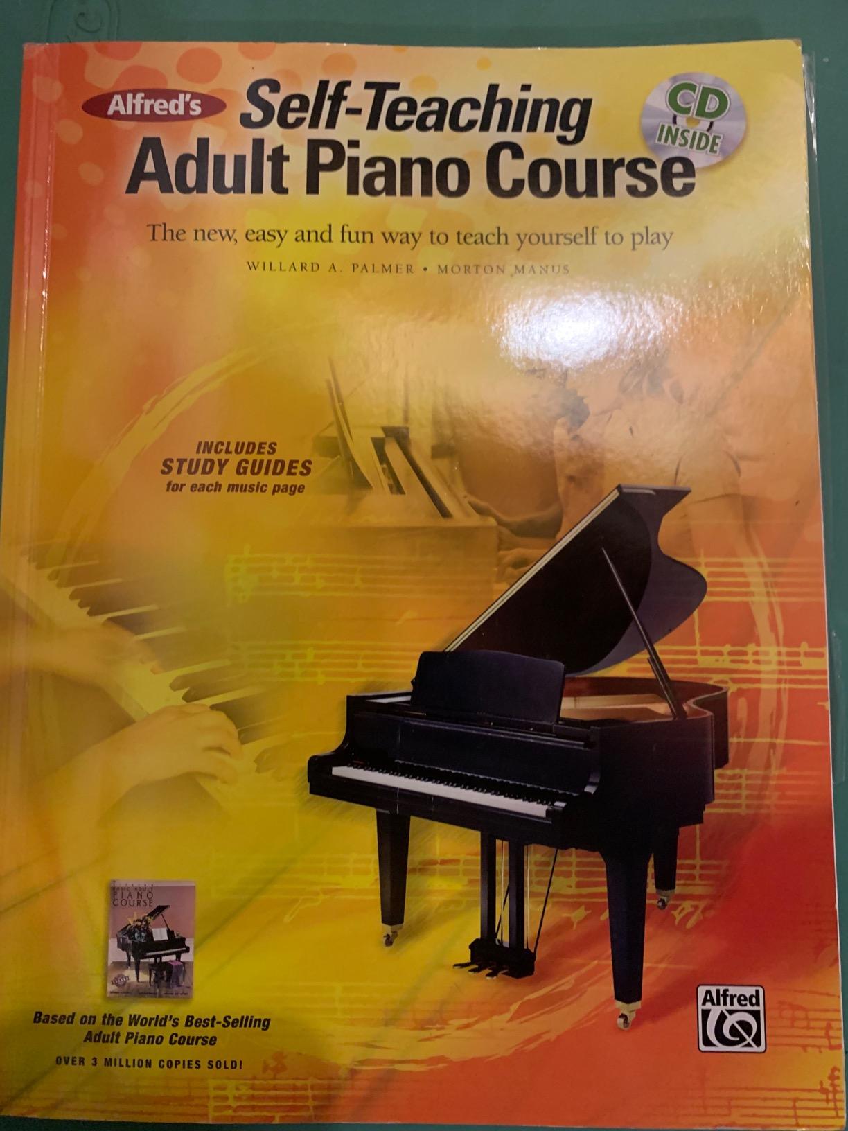 Alfred's Self-Teaching Adult Piano Course: The new, easy and fun way to teach yourself to play, Book & Online Audio customer photo 1