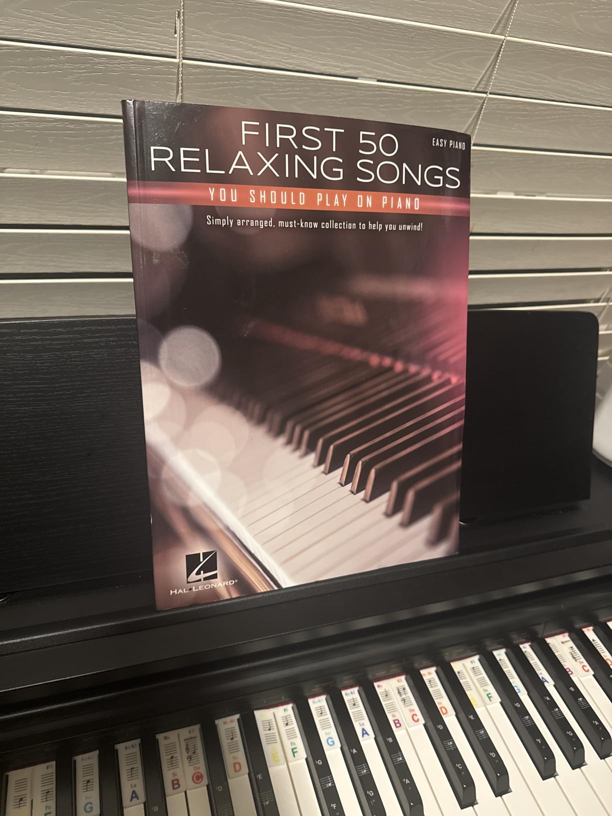 First 50 Relaxing Songs You Should Play on Piano - Easy Piano Songbook | Calming and Peaceful Music for Beginners and Intermediate Players | Hal Leonard Sheet Music Collection customer photo 1