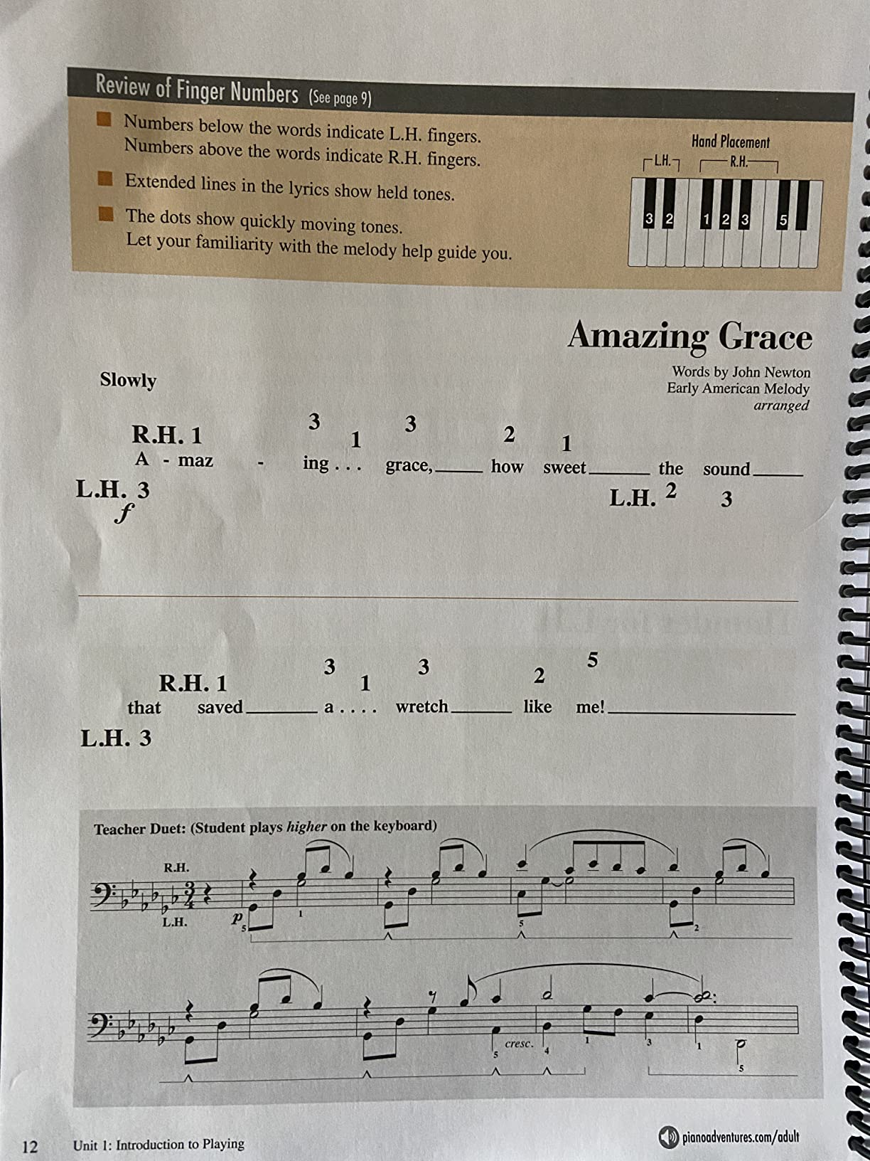 Adult Piano Adventures: All in One Course - Book 1 | Faber Beginner Method Piano Book for Adults with Chords and Music Notation | Piano Sheet Music and Theory for Self Learners With Digital Audio customer photo 2