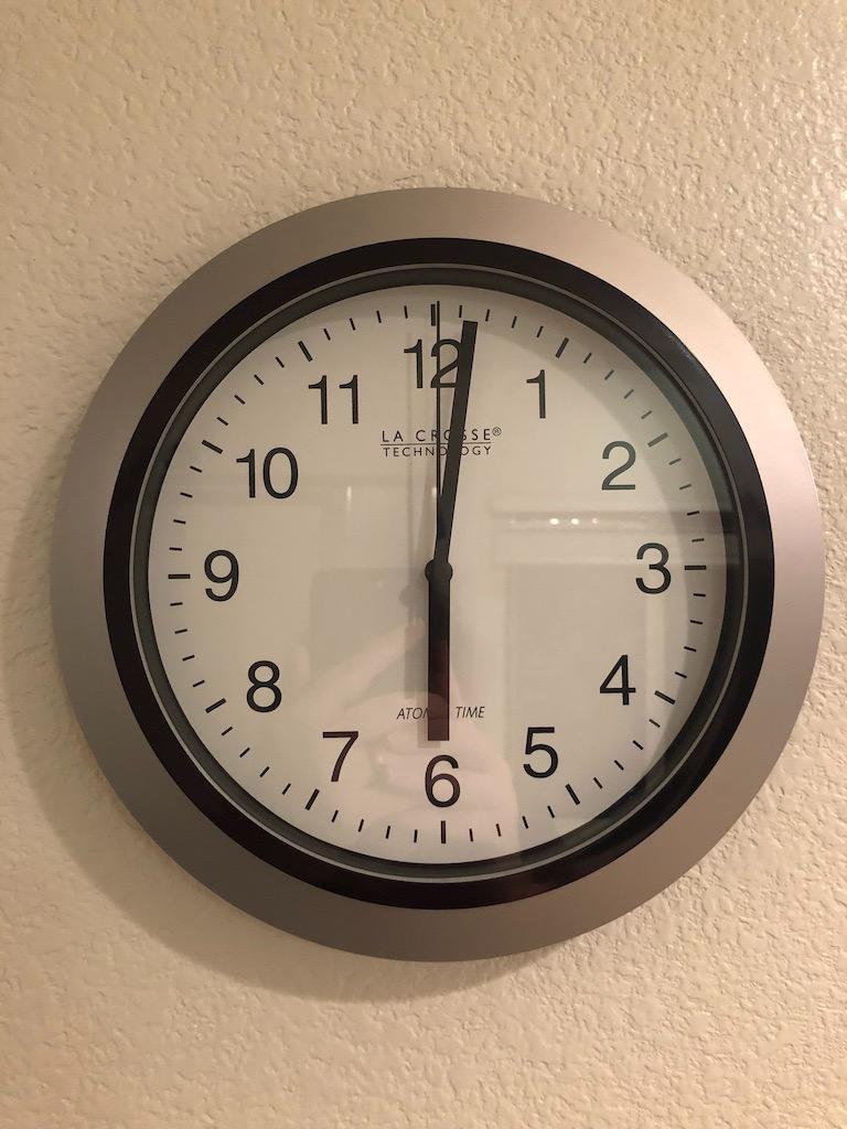 La Crosse Technology WT-3102S Atomic Analog Wall Clock, 10