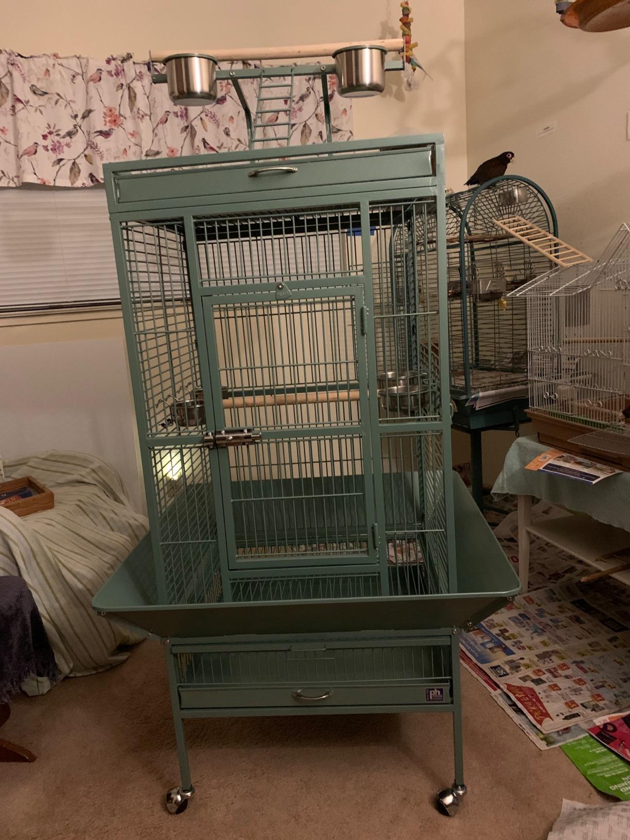 Prevue Pet Products Playtop Bird Home - L, Beige customer photo 1