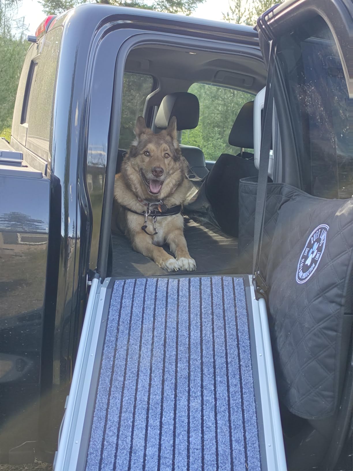 PetSafe Happy Ride Extra Long Telescoping Dog Ramp, Portable Pet Ramp for Cars, Trucks & SUVs with Adjustable Sizing customer photo 1