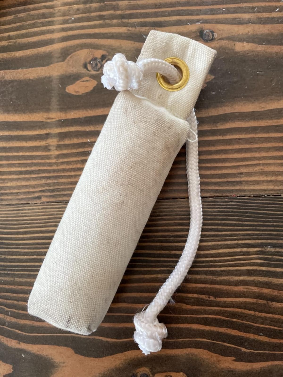 SportDOG Canvas Dummy, Natural, Puppy Size 2.25 inches x 8.5 inches | Weighted Canvas Fetch Dummy Holds Game Scent, Floats for Water and Land Training, Durable Build for Hard Use customer photo 2