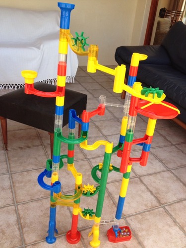 MindWare Marble Run: 123 Piece Set (103 Durable Pieces and 20 Marbles) STEM Building Set for Kids customer photo 1