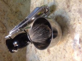 Parker SR1 Stainless Steel Straight Edge Barber Razor with 5 Half Blades customer photo 2