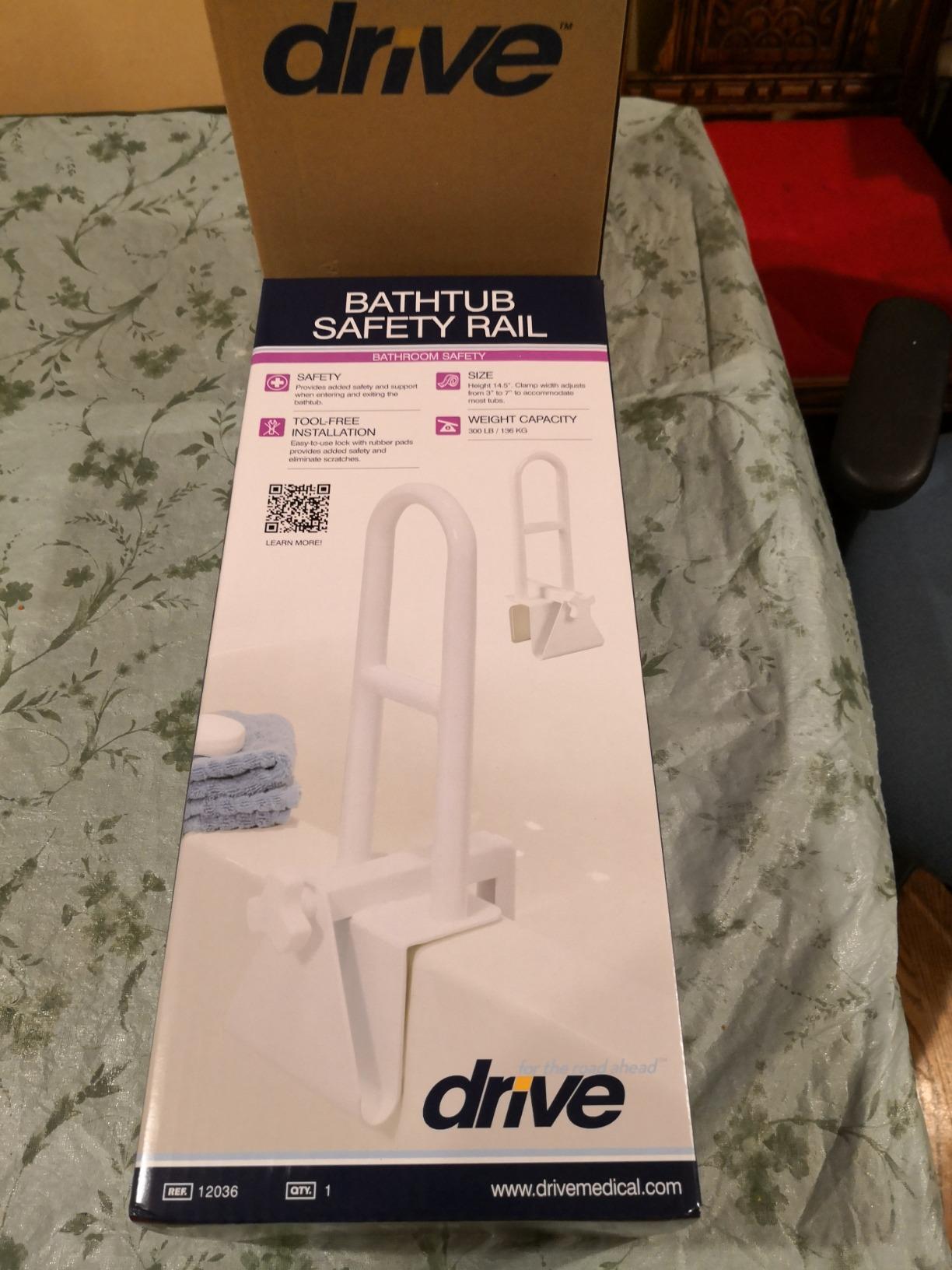 Drive Medical 12036 Handicap Grab Bar, White customer photo 1