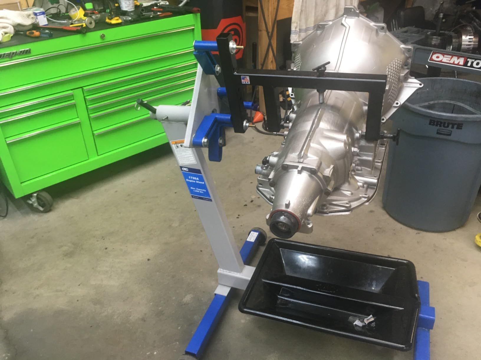 OTC 1726A 1,000 lb. Capacity Engine Stand - 360° Rotation, 8 Lock Positions customer photo 1