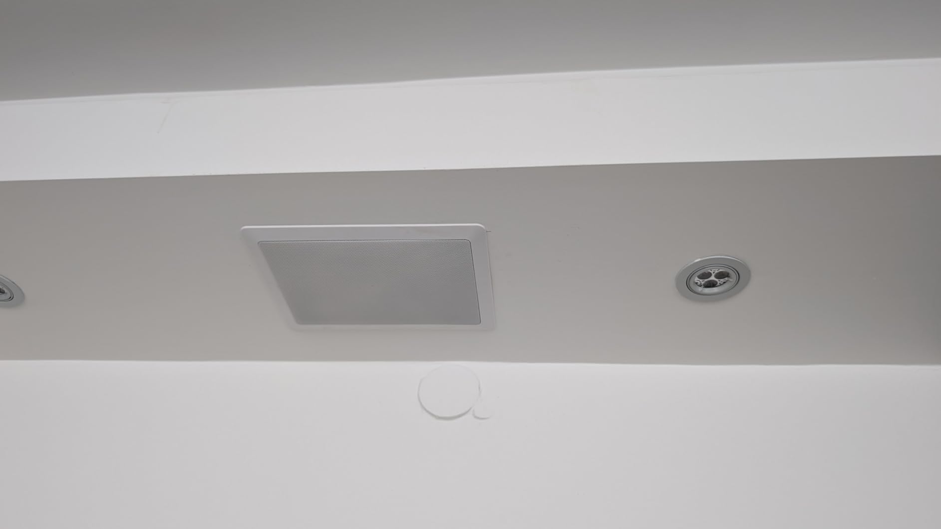Micca M-6S 6.5-Inch 2-Way in-Wall/Ceiling Speaker, Each, Paintable, White | 7.3 x 10.7-Inch Cutout, Home Theater, Whole House Audio, Indoor or Covered Outdoor, 6.5