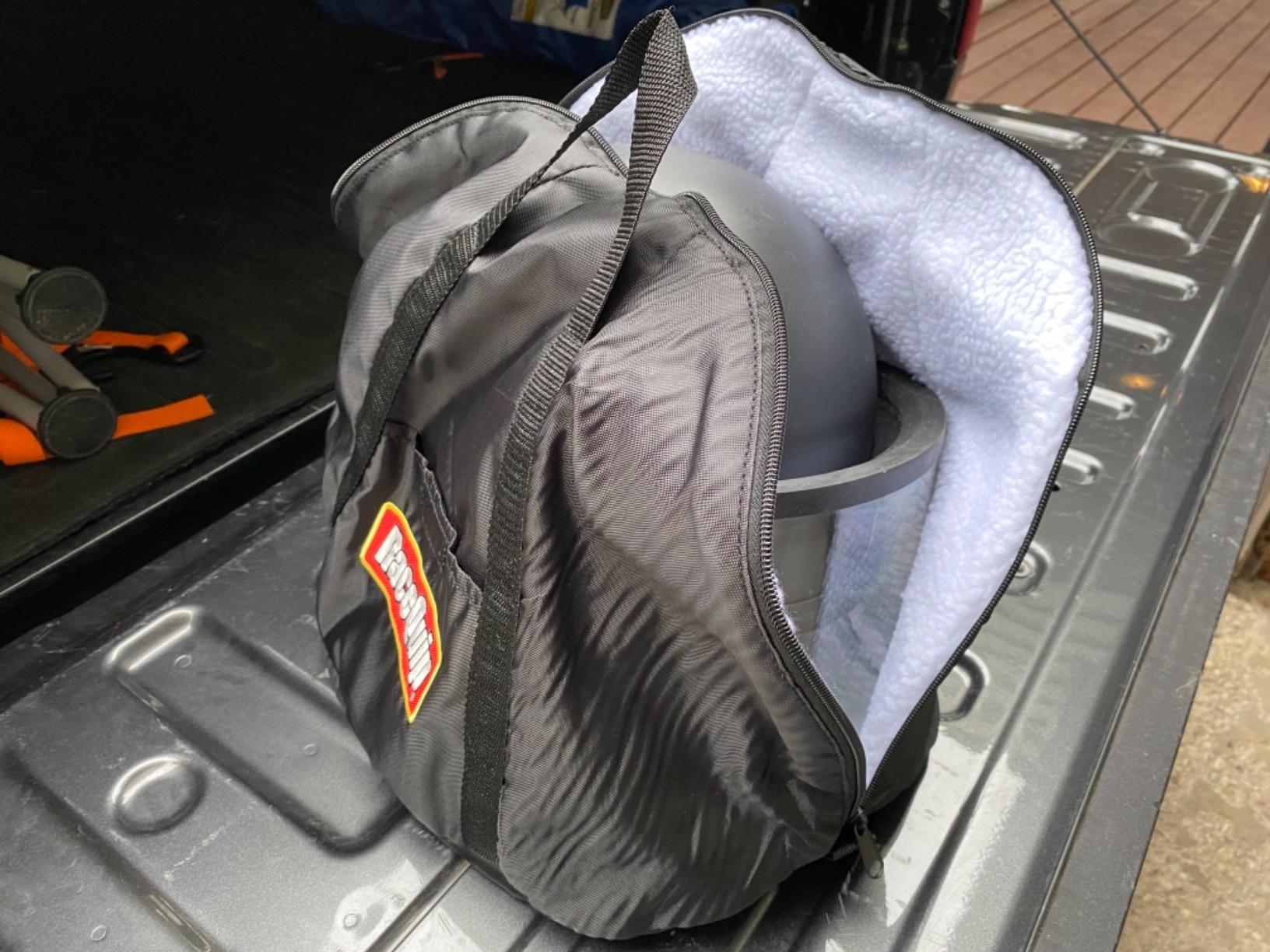 RaceQuip 300003RQP Helmet Bag - Fleece Lined - Zipper Closure - Nylon - Black customer photo 1