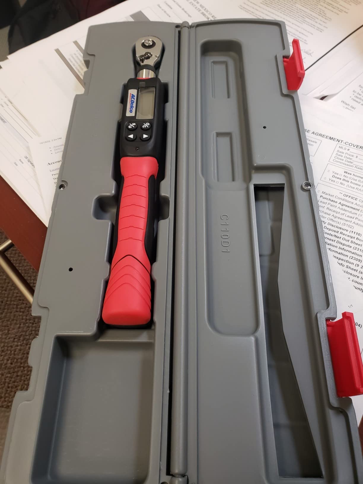 ACDelco ARM601-3 3/8” (3.7 to 37 ft-lbs.) Digital Torque Wrench with Buzzer and LED Flash Notification – ISO 6789 Standards with Certificate of Calibration customer photo 2