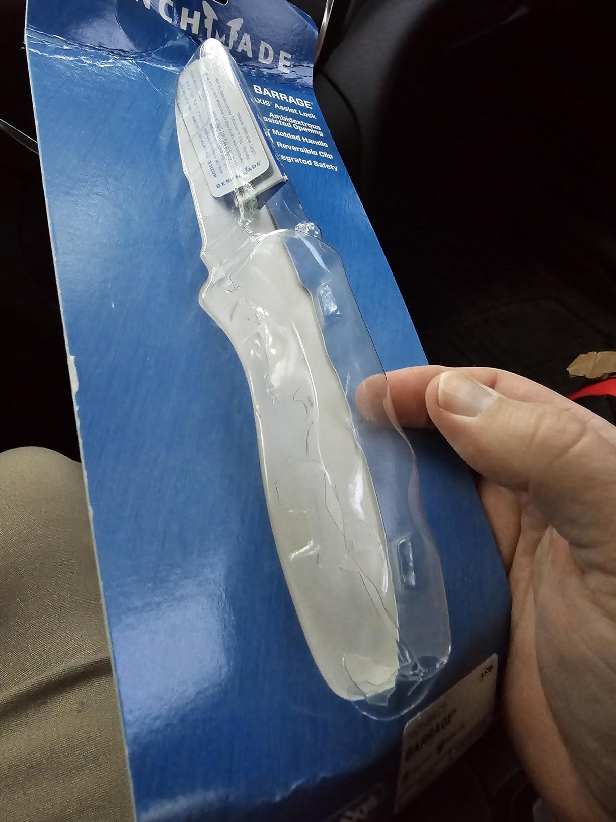 Benchmade Barrage Tactical Knife, 154CM Steel Blade (583SBK) customer photo 2