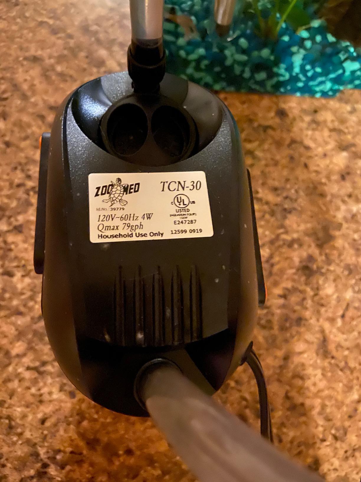 Zoo Med Nano 10 External Canister Filter, up to 10 Gallons,Black customer photo 2