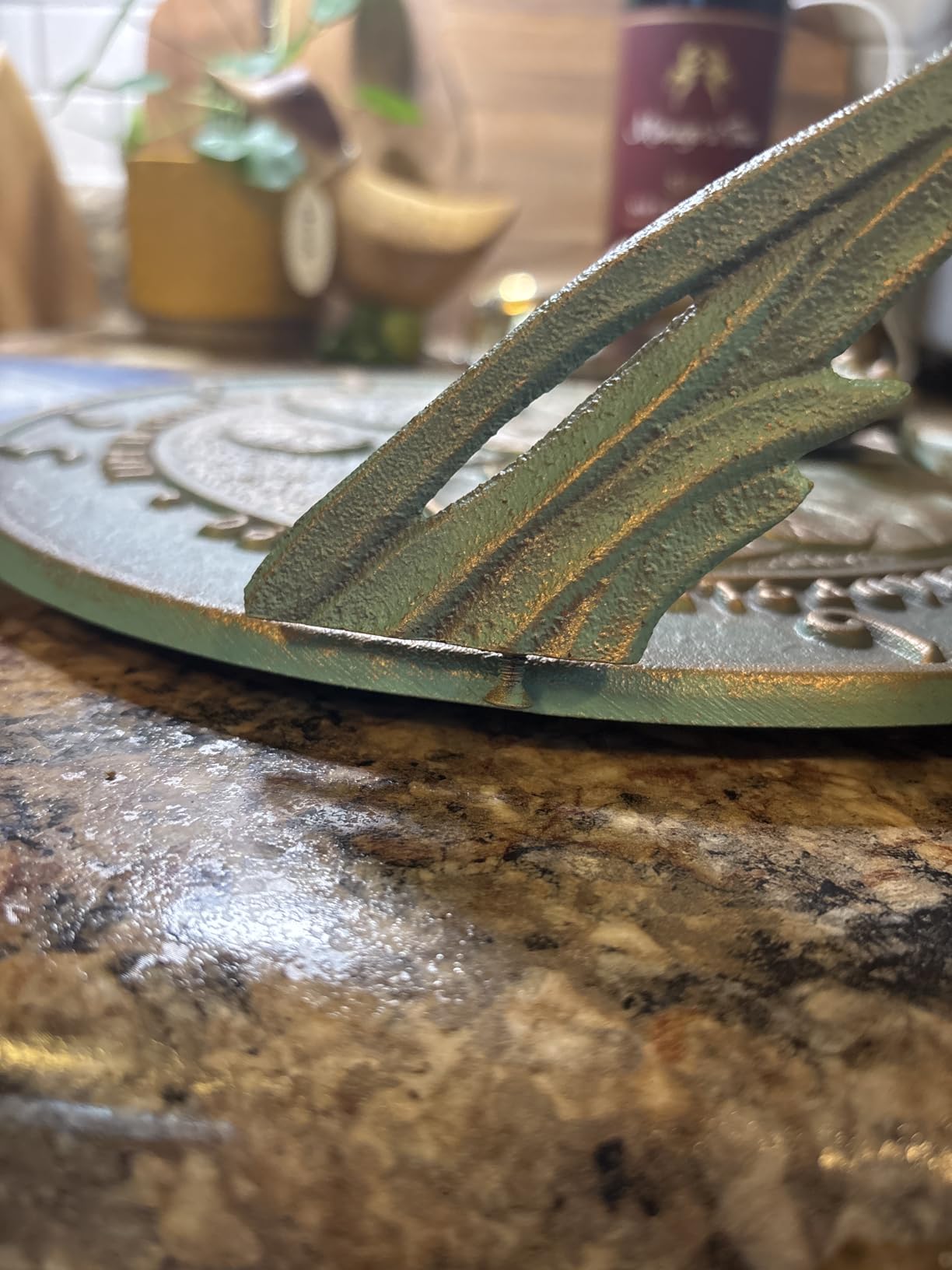 Whitehall Products Frog Sundial, Copper Verdi customer photo 1