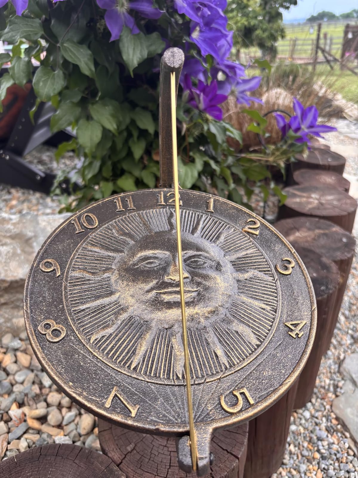 Whitehall Products Sun and Moon Sundial, French Bronze customer photo 2