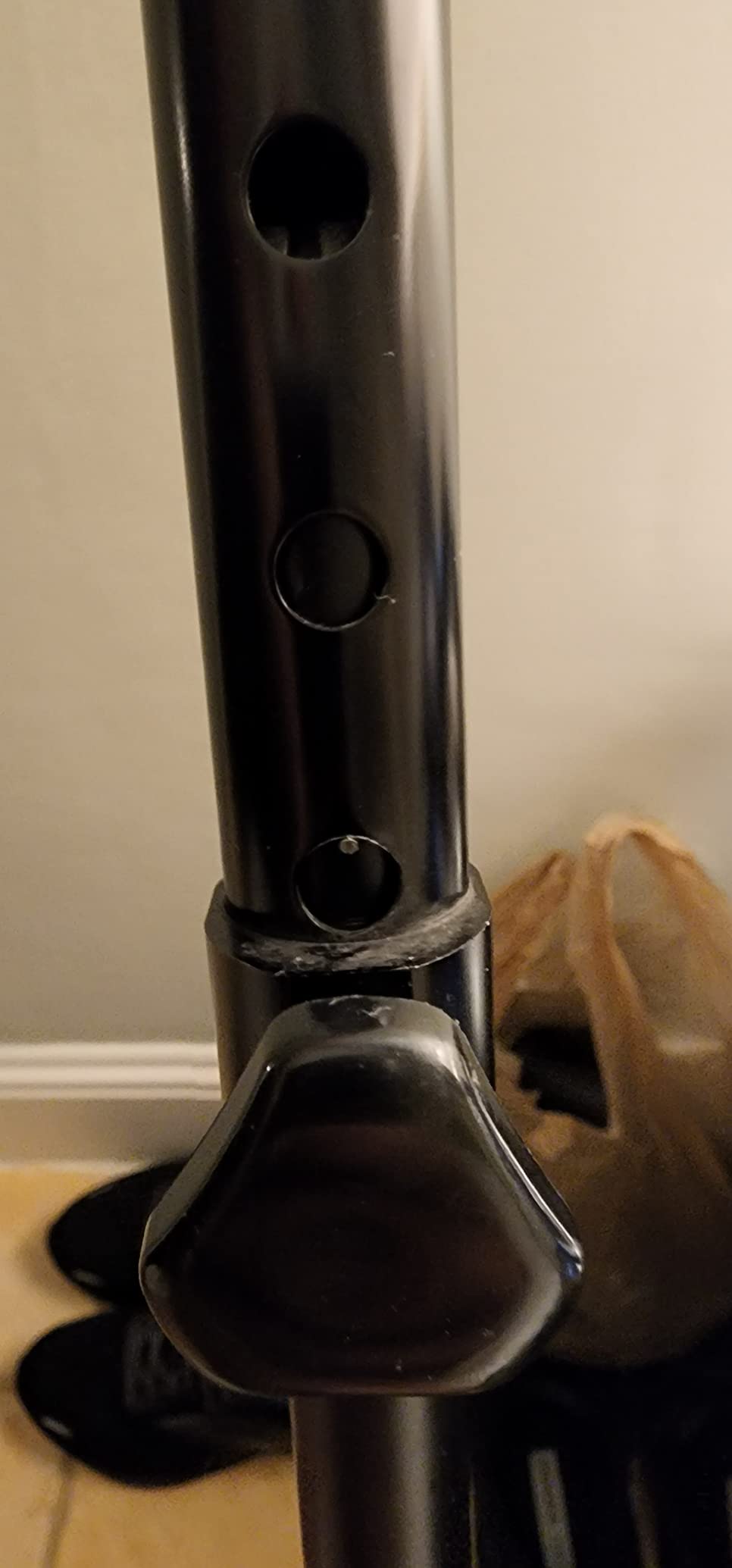Hugo Mobility Adjustable Quad Walking Cane for Everyday Use, Ebony customer photo 2
