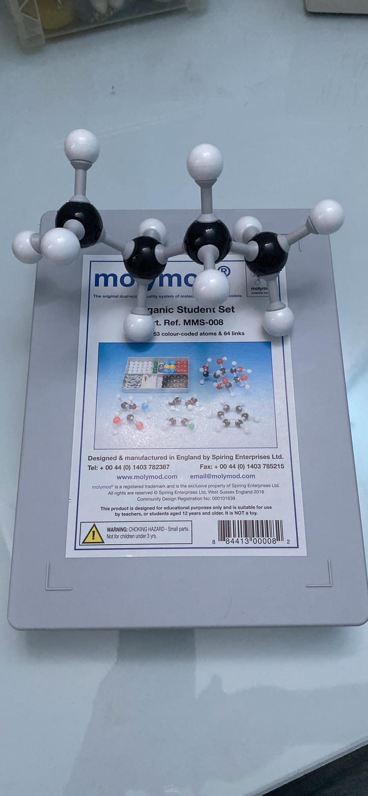 Molymod MMS-008 Organic Chemistry Molecular Model, Student Set (53 Atom Parts) customer photo 2