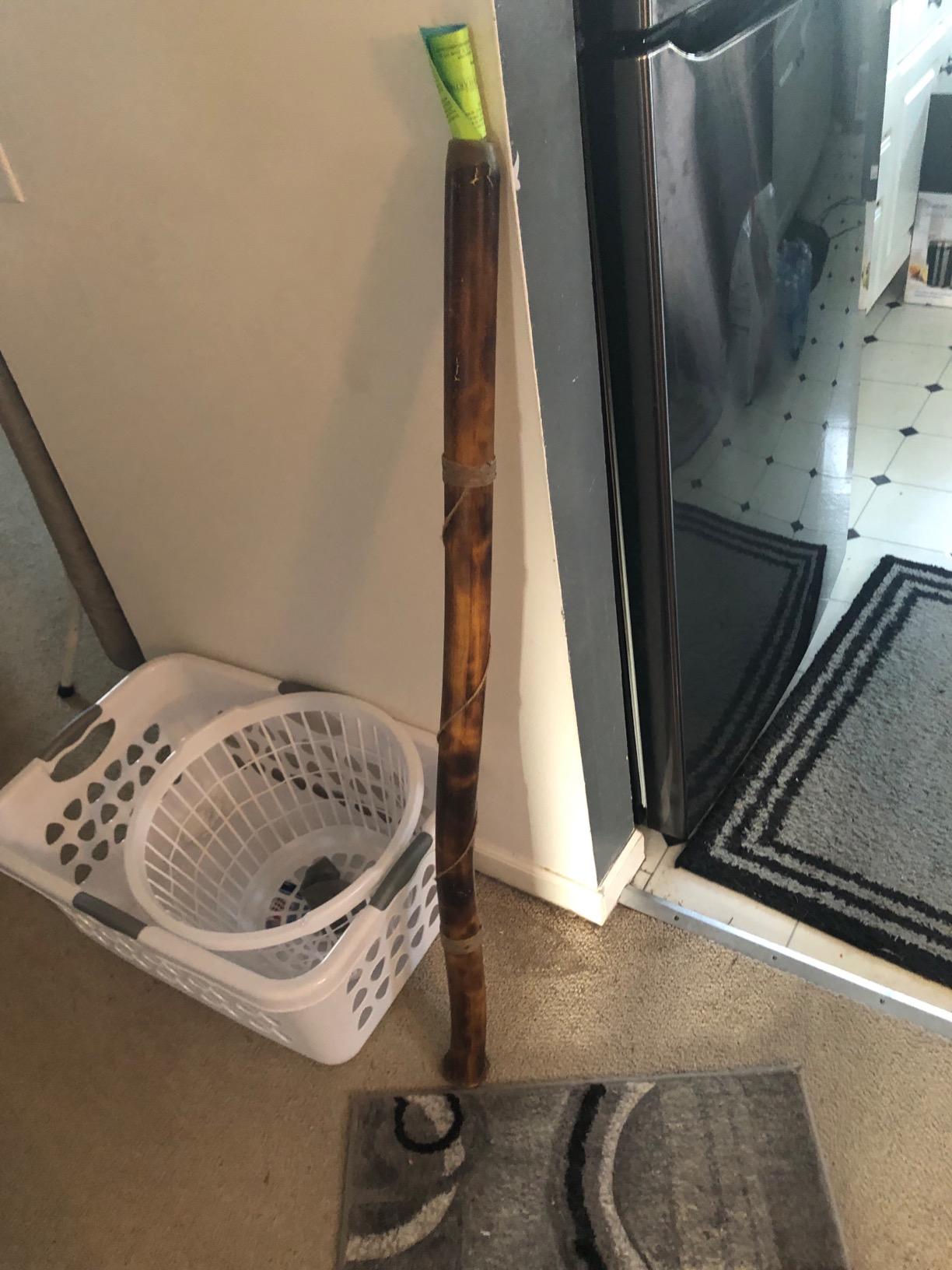 World Percussion USA Modern Didgeridoo Instrument – Hand-fired with Beeswax Mouthpiece, Durable and Lightweight, Ideal for Beginners – Key of D customer photo 2