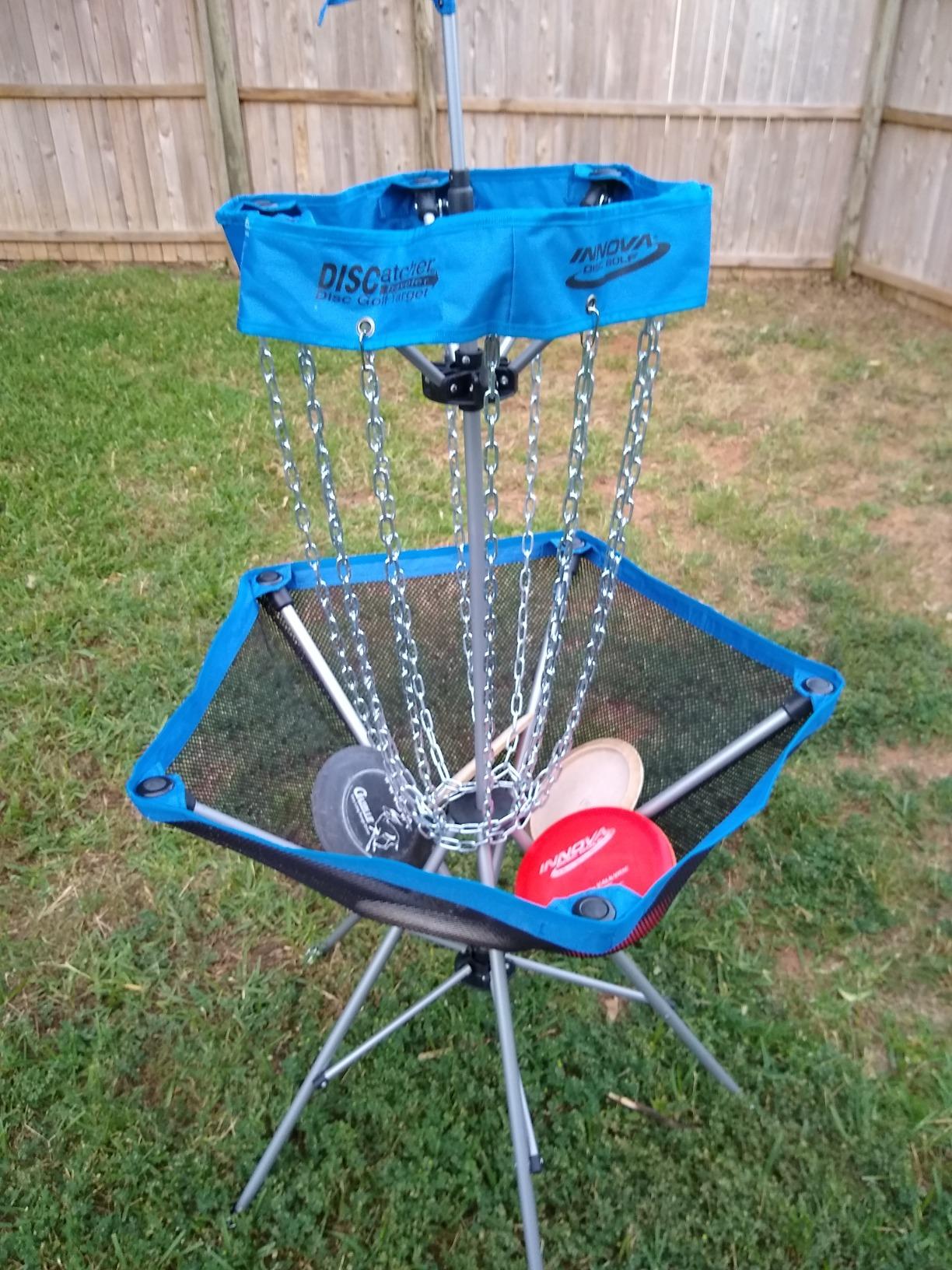 Innova DISCatcher Traveler Target – Portable, Lightweight Disc Golf Basket, Colors May Vary customer photo 2