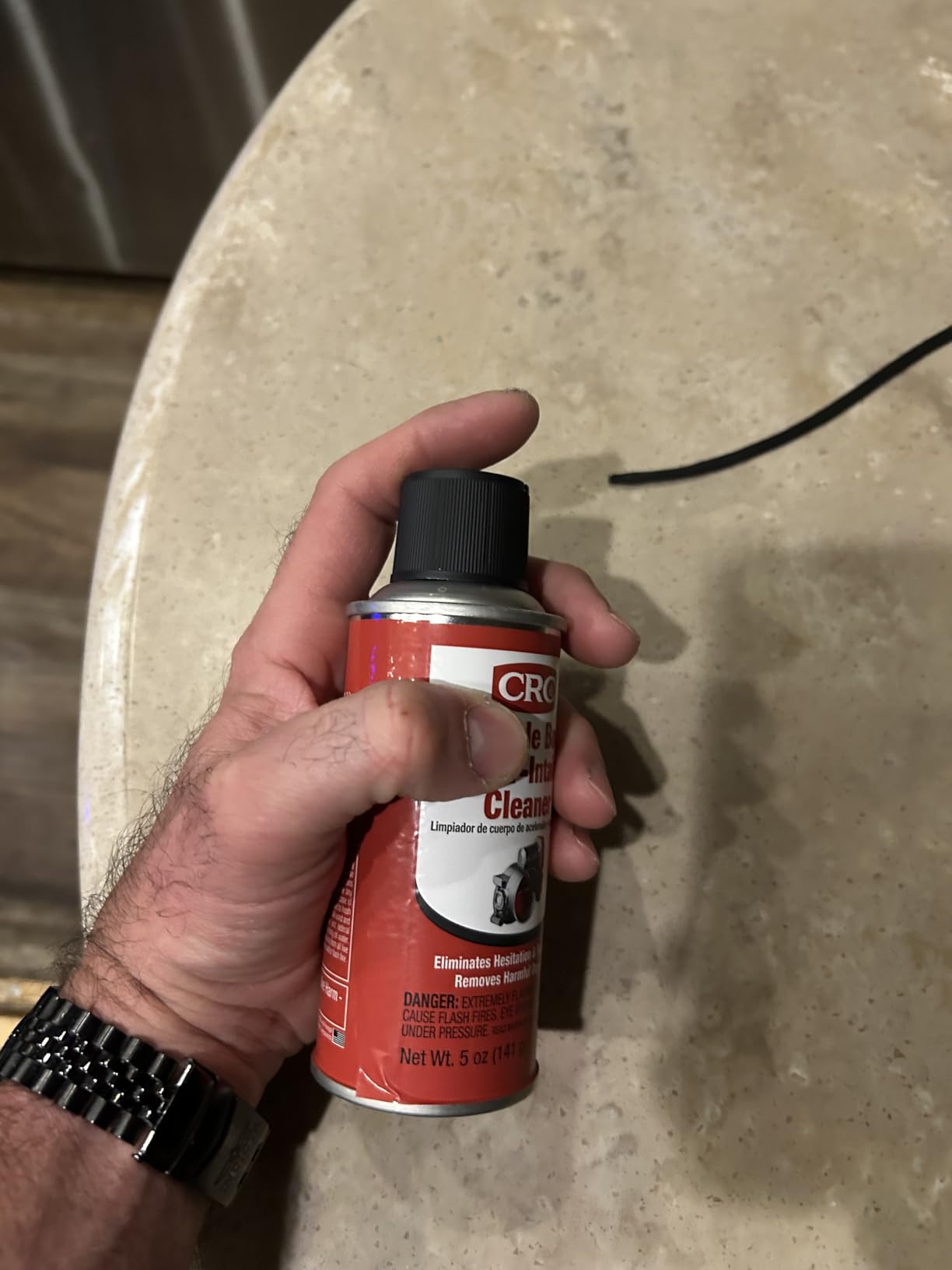 CRC Throttle Body and Air Intake Cleaner for Gasoline Engines - 5 oz | Fast-Drying Low-VOC Cleaner, Deposit Removal, Reduced Rough Idle & Hesitation, Throttle Body Cleaner customer photo 1