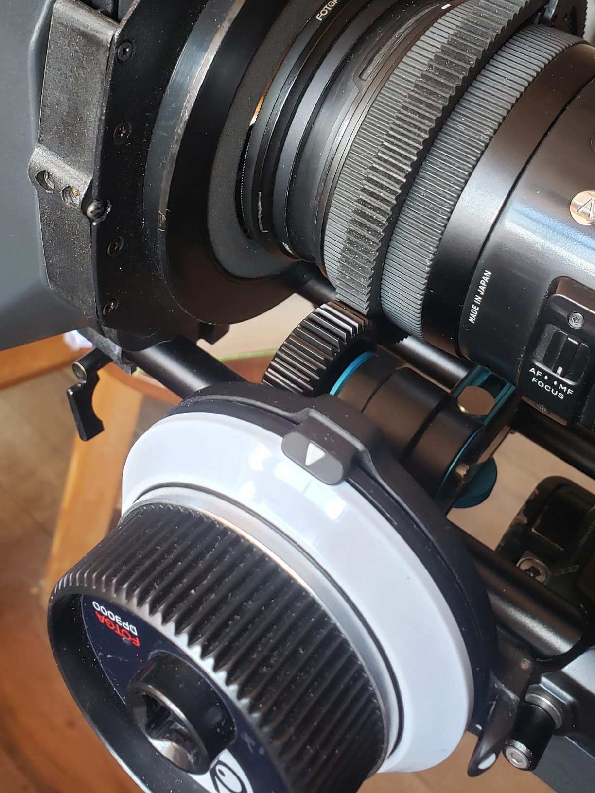 FOTGA DP3000 M1 15mm Rail DSLR Follow Focus Puller with Flexible Gear Belt for DSLR HDSLR DV 5D II III IV 6D 7D 70D 60D EOS R RP R5 R6 A7 A7R A7S II III A9 GH4/5/5s GH6 Z6 Z7II Z8 customer photo 1