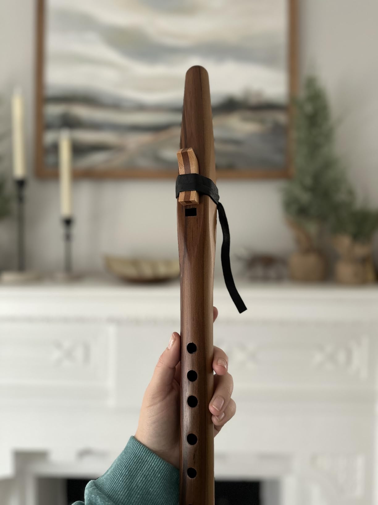Native American Style G Flute, Cedar Beginner Flute Package with Book by Stellar Flutes. Stellar Basic G Flute (Flute Bag Not Included) customer photo 1