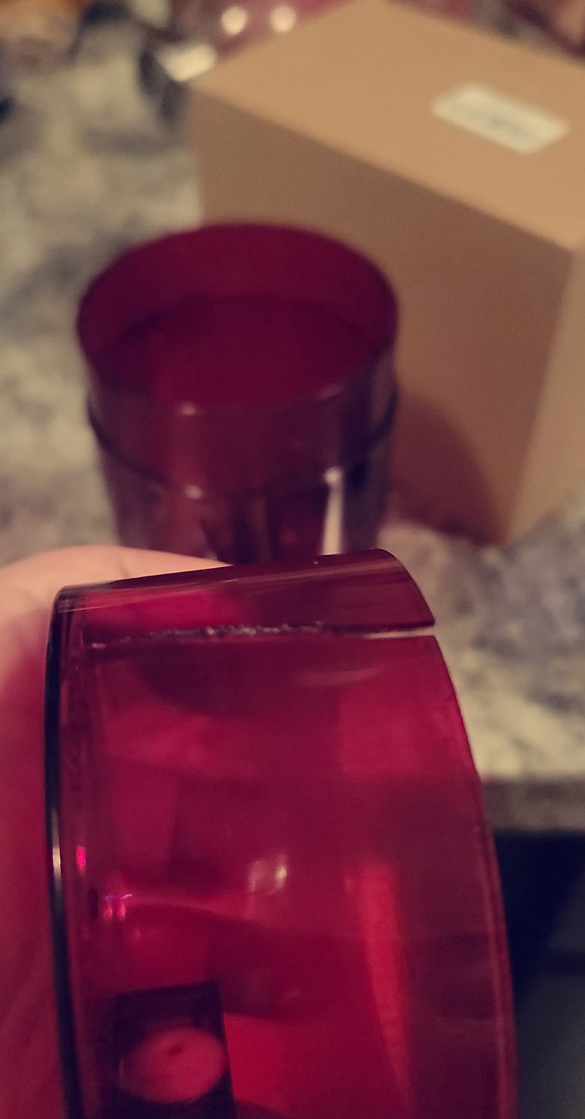 Teavac Patented Vacuum Sealed Airtight Tea Container, White floral design customer photo 1