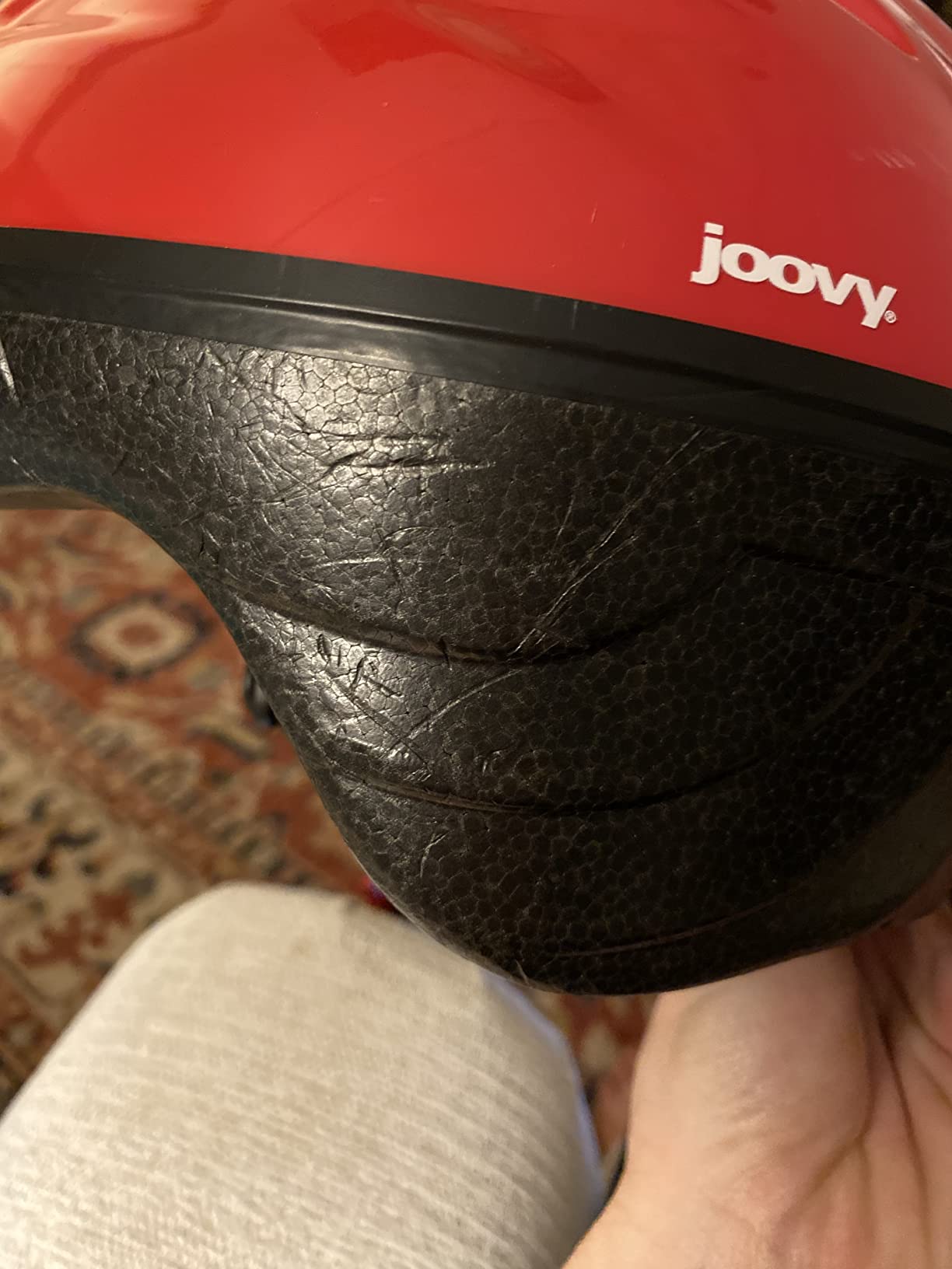 Joovy Noodle Multi-Sport Helmet, Kids Adjustable Bike Helmet, (XS-S/Orangie) customer photo 2