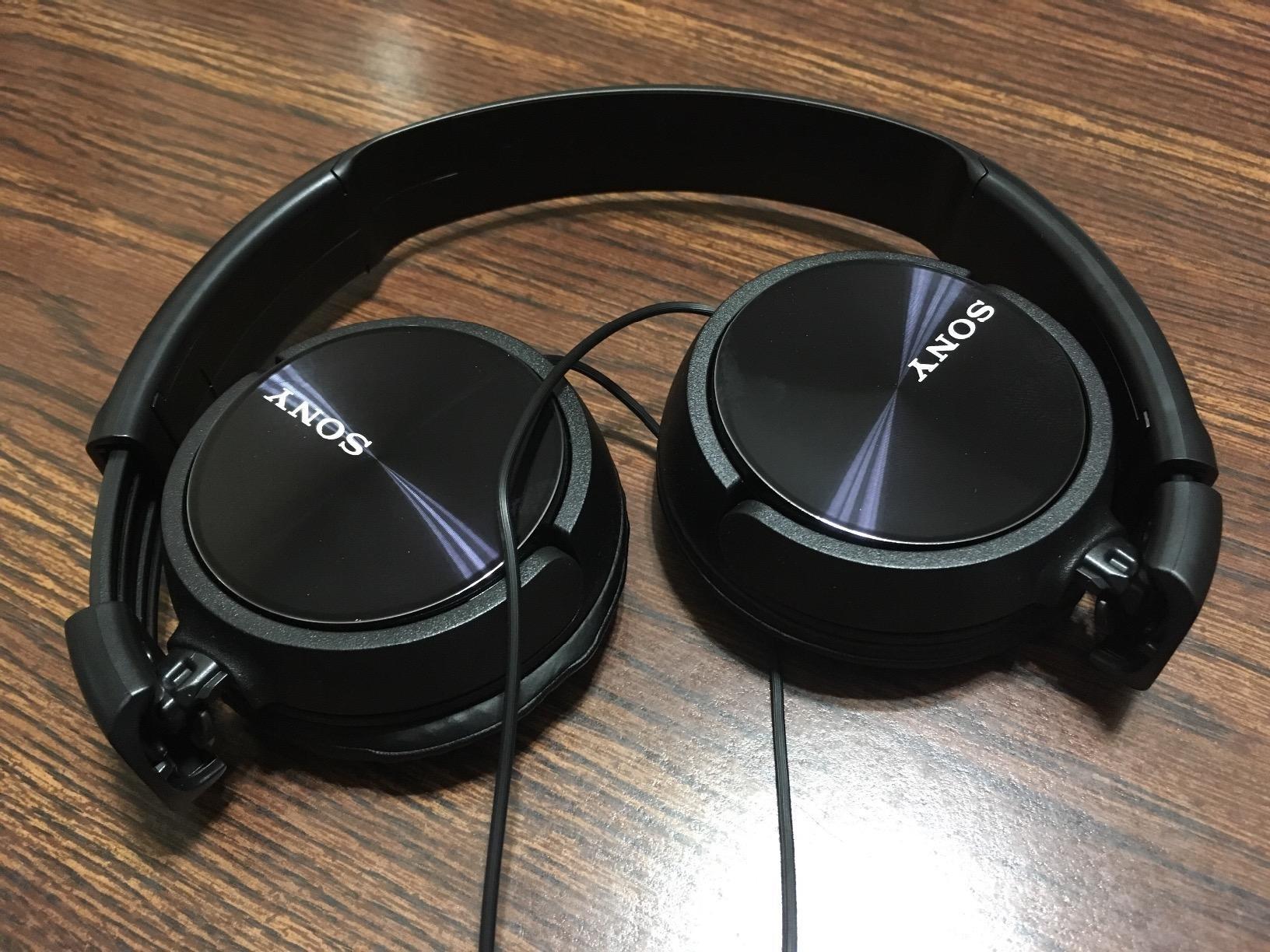 Sony MDR-ZX310AP ZX Series Wired On Ear Headphones with mic, Black customer photo 1