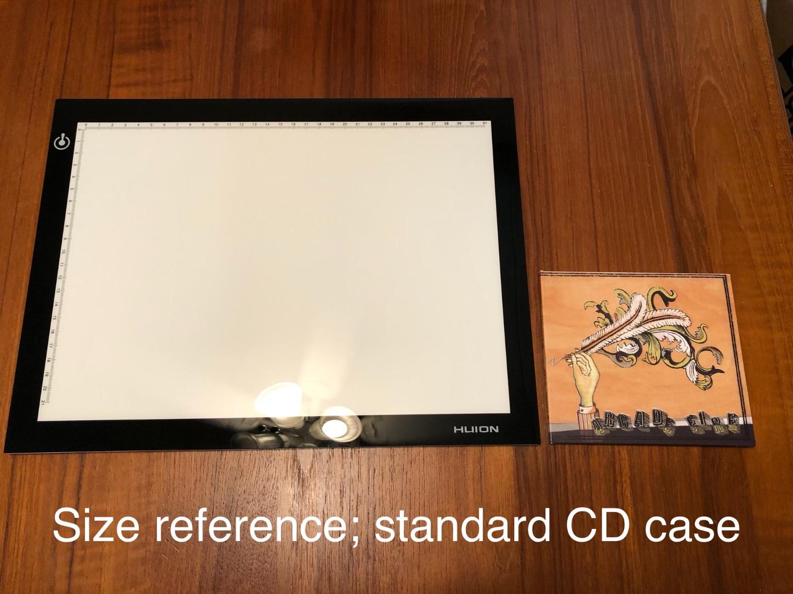 HUION L4S LED Light Box A4 Ultra-Thin USB Powered customer photo 2