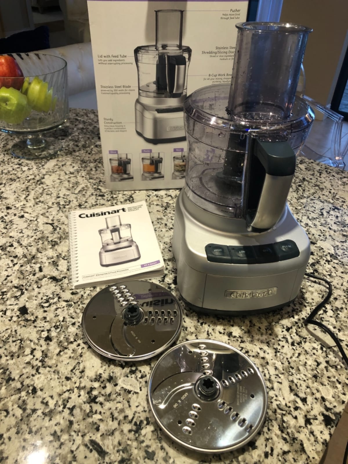 Cuisinart 8 Cup Food Processor, 350-Watt Motor, Gunmetal, FP-8GMP1 customer photo 2