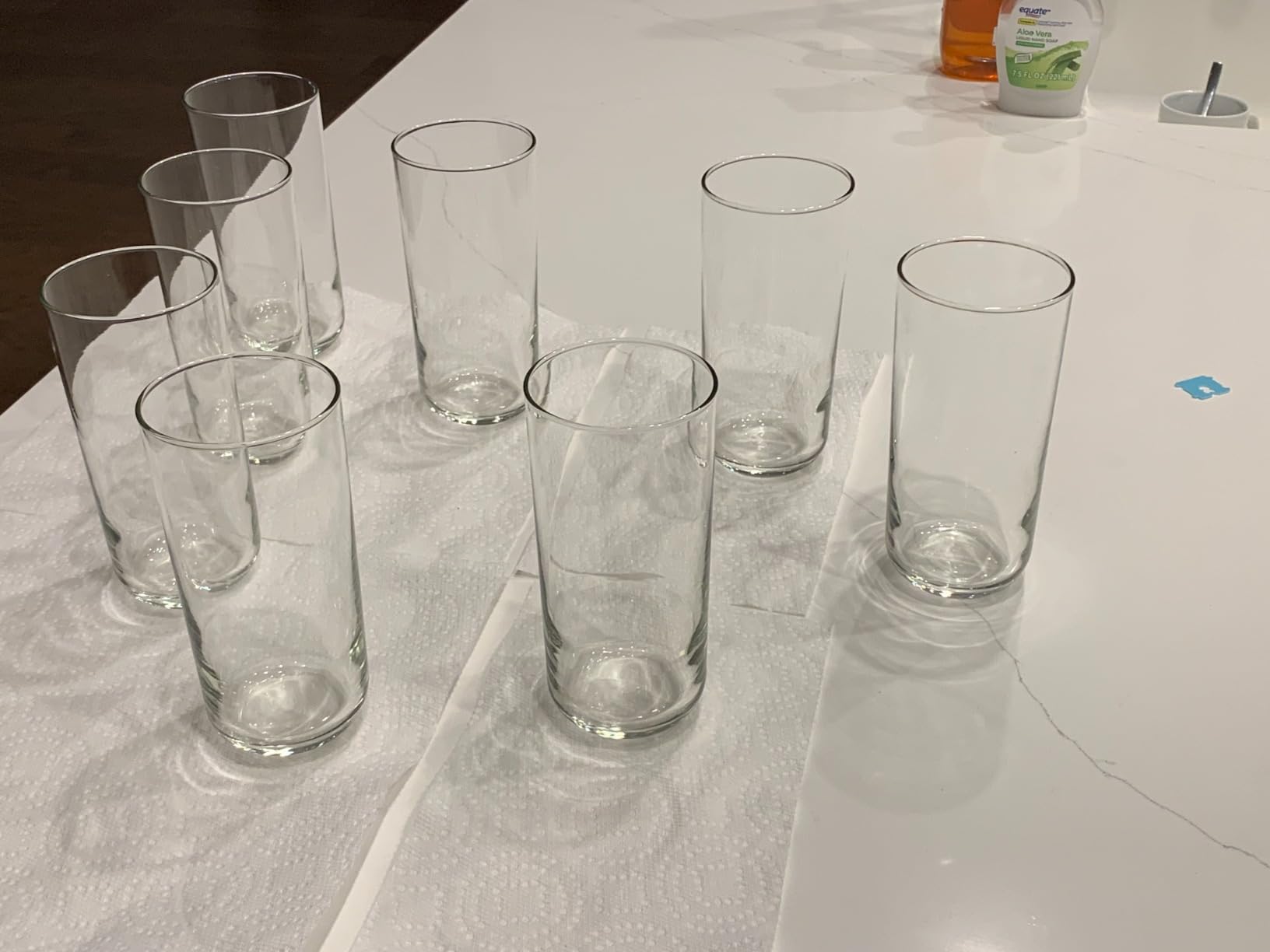 Libbey Heavy Base Drinking Glasses Set of 8, Clear Water Cups customer photo 1
