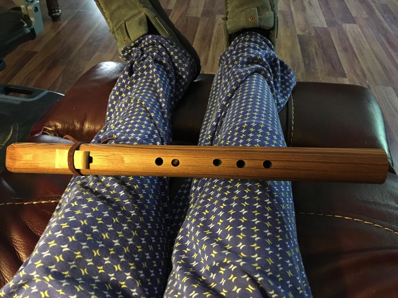 Native American Style Western Cedar Flute By Gray Fox, Key of A minor customer photo 2