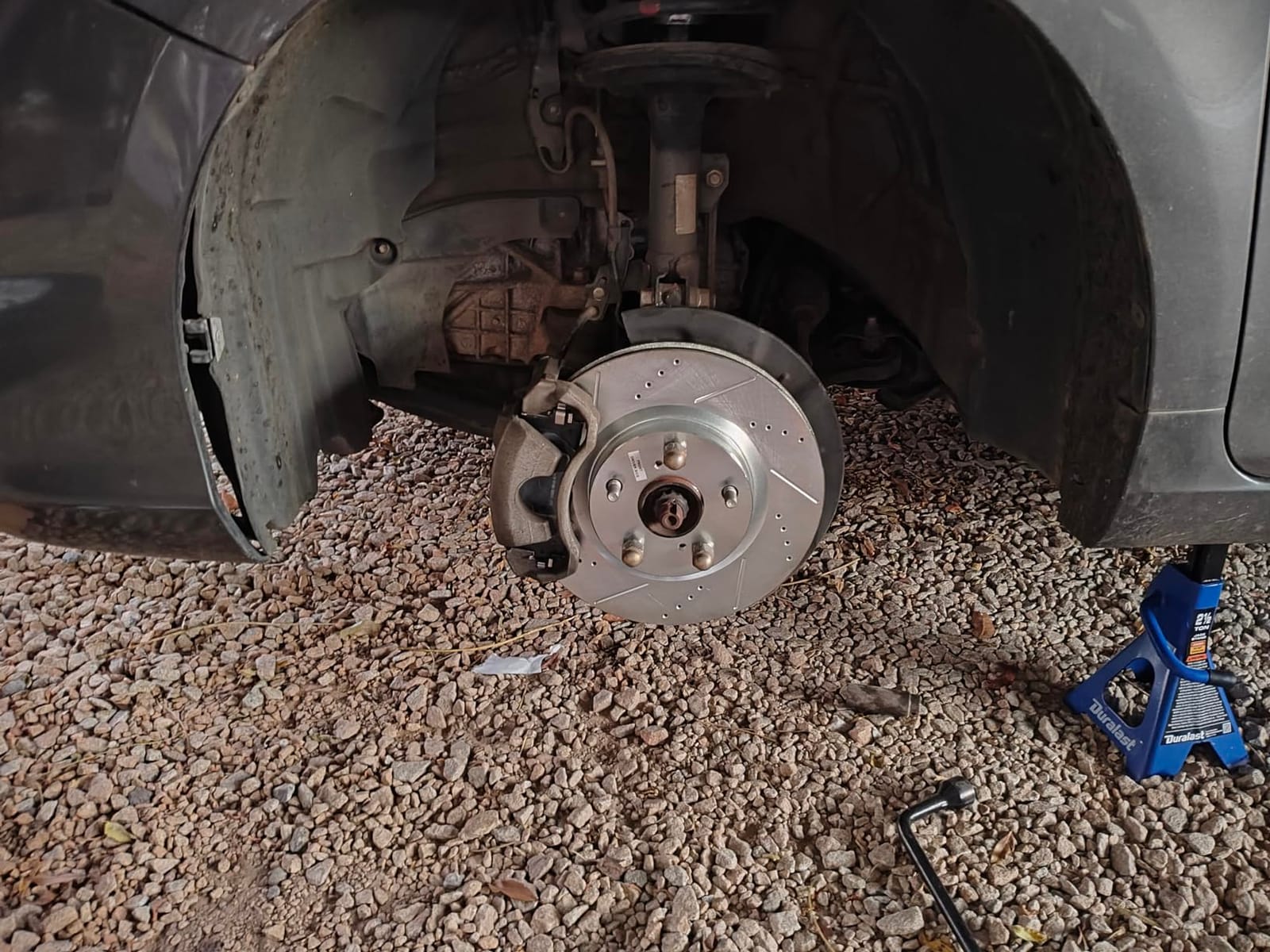 PowerStop Z23 Performance Brake Pad & Rotor Kit Front & Rear K6480 | Toyota Camry, Toyota Avalon, Lexus ES350 Carbon Fiber Ceramic Brake Pads + Drilled & Slotted Rotors customer photo 1