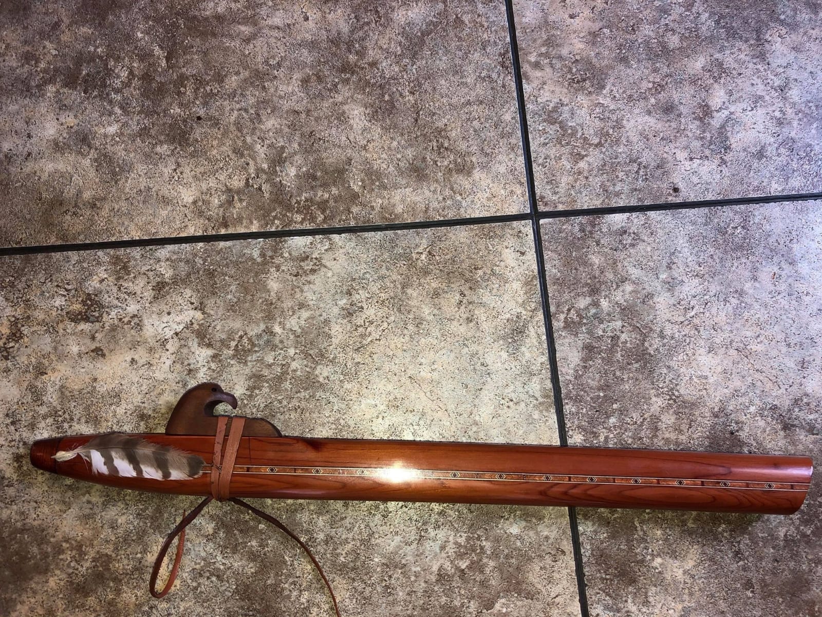 Native American Flute - Low D - Cedar - Hand Made - For small hands/Women - spiritual healing customer photo 2
