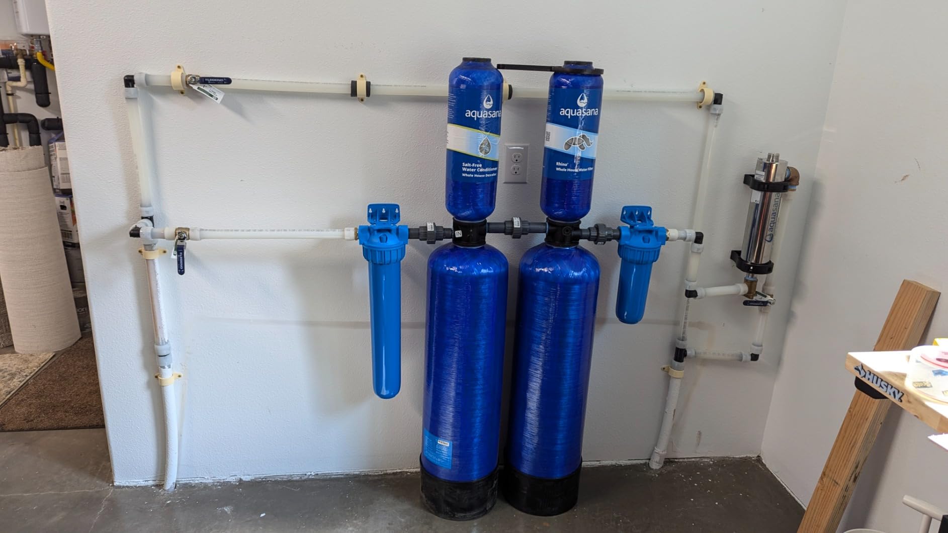 Aquasana Whole House Water Filter System | 1M Gal | Carbon & KDF | EQ-1000 customer photo 1