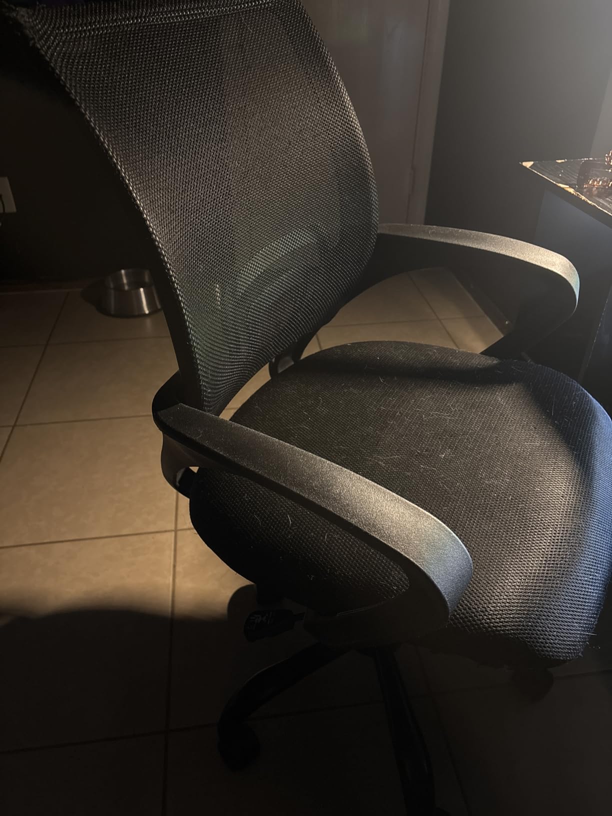 BestOffice | Ergonomic Office Chair | Black | Pack of 1 | Mesh Desk Chair | with Lumbar Support & Adjustable Height | Breathable Mid-Back Design & High Density Sponge | For Home, Office customer photo 2