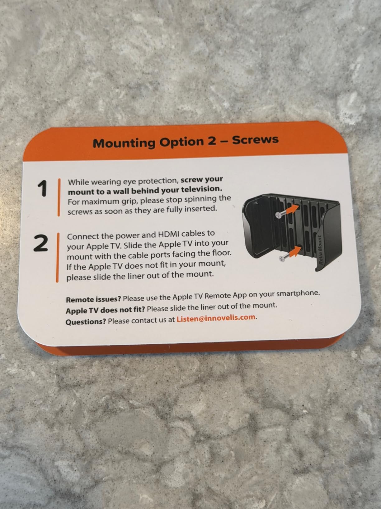 ReliaMount Premium Mount for Apple TV - Compatible with Every Apple TV customer photo 2