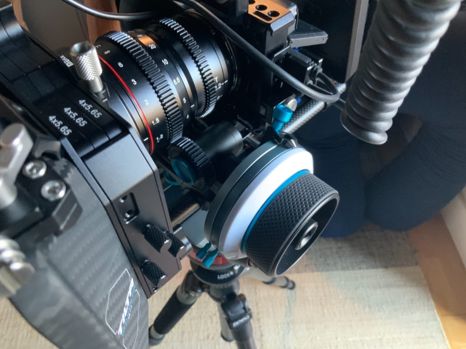 Fotga DP500III Follow Focus Puller w/A/B Stop,15mm Quick Release Rod Clamp for Canon Nikon Sony Blackmagic DSLR Cinema Camera Video Mirrorless Camera Cine Lens Film Movie Video Making No Backlash customer photo 1