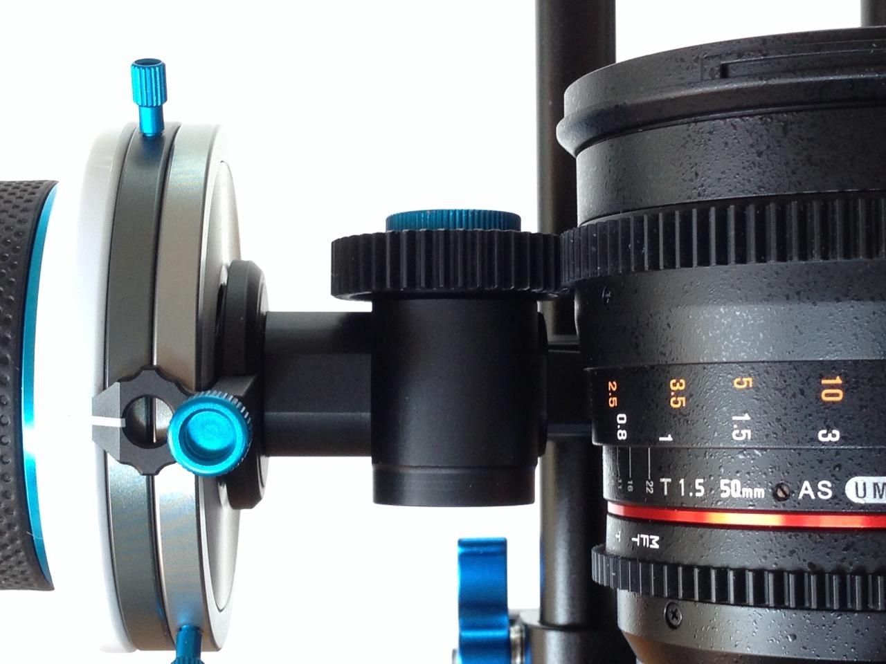 Fotga DP500III Follow Focus Puller w/A/B Stop,15mm Quick Release Rod Clamp for Canon Nikon Sony Blackmagic DSLR Cinema Camera Video Mirrorless Camera Cine Lens Film Movie Video Making No Backlash customer photo 2