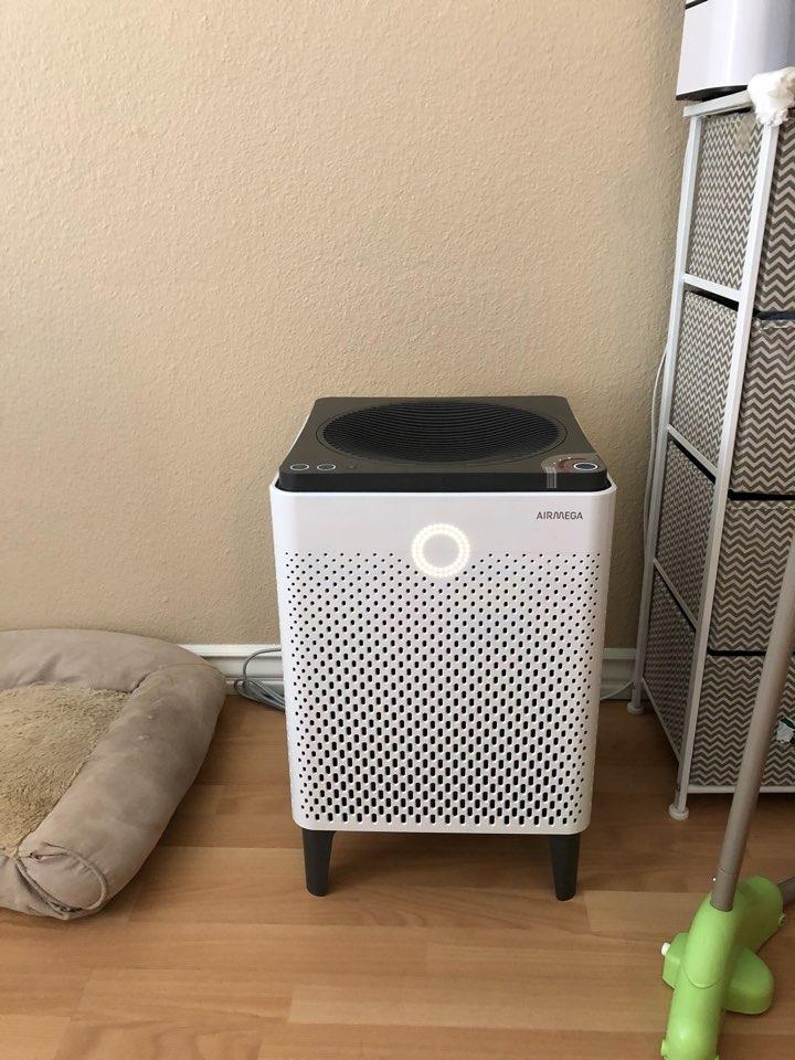 COWAY Air Purifier for Large Room Whole Home Up to 3,120ft², HEPA Filter for Smoke, Allergies, Pet Dander, Odor, App-Enabled, AQI, Smart Mode, Timer, 5yr Warranty, Airmega 400S White customer photo 1
