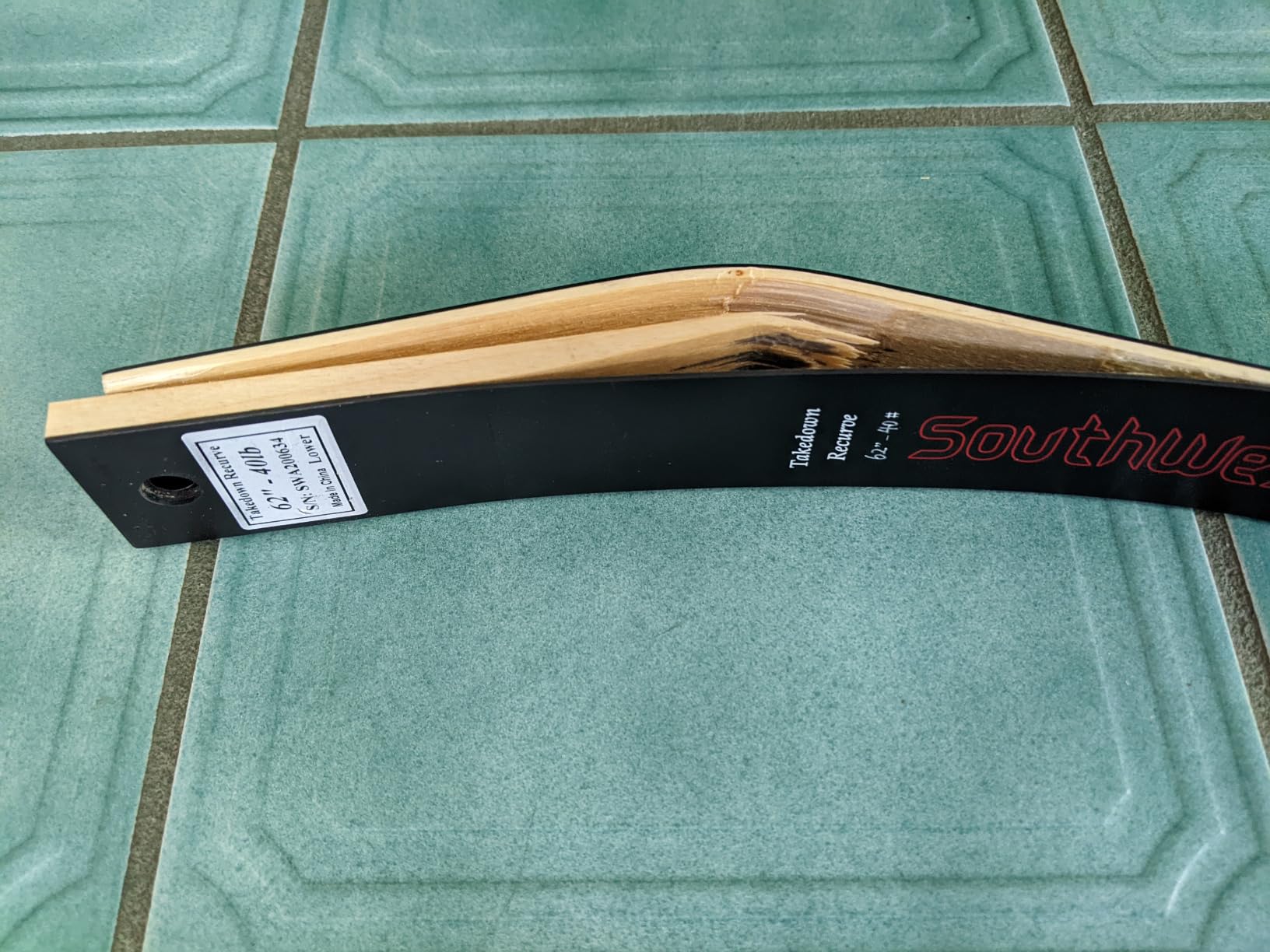 Spyder Takedown Recurve Bow - 62