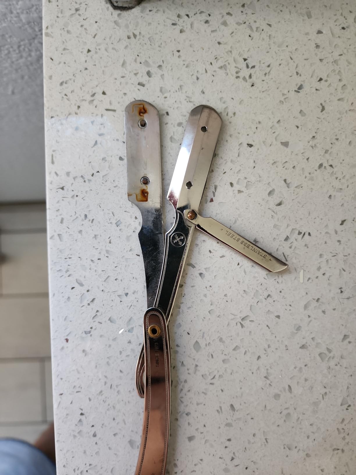 Parker SRX Straight Razor, All Stainless Steel Barber Razor, Heavy Duty customer photo 1