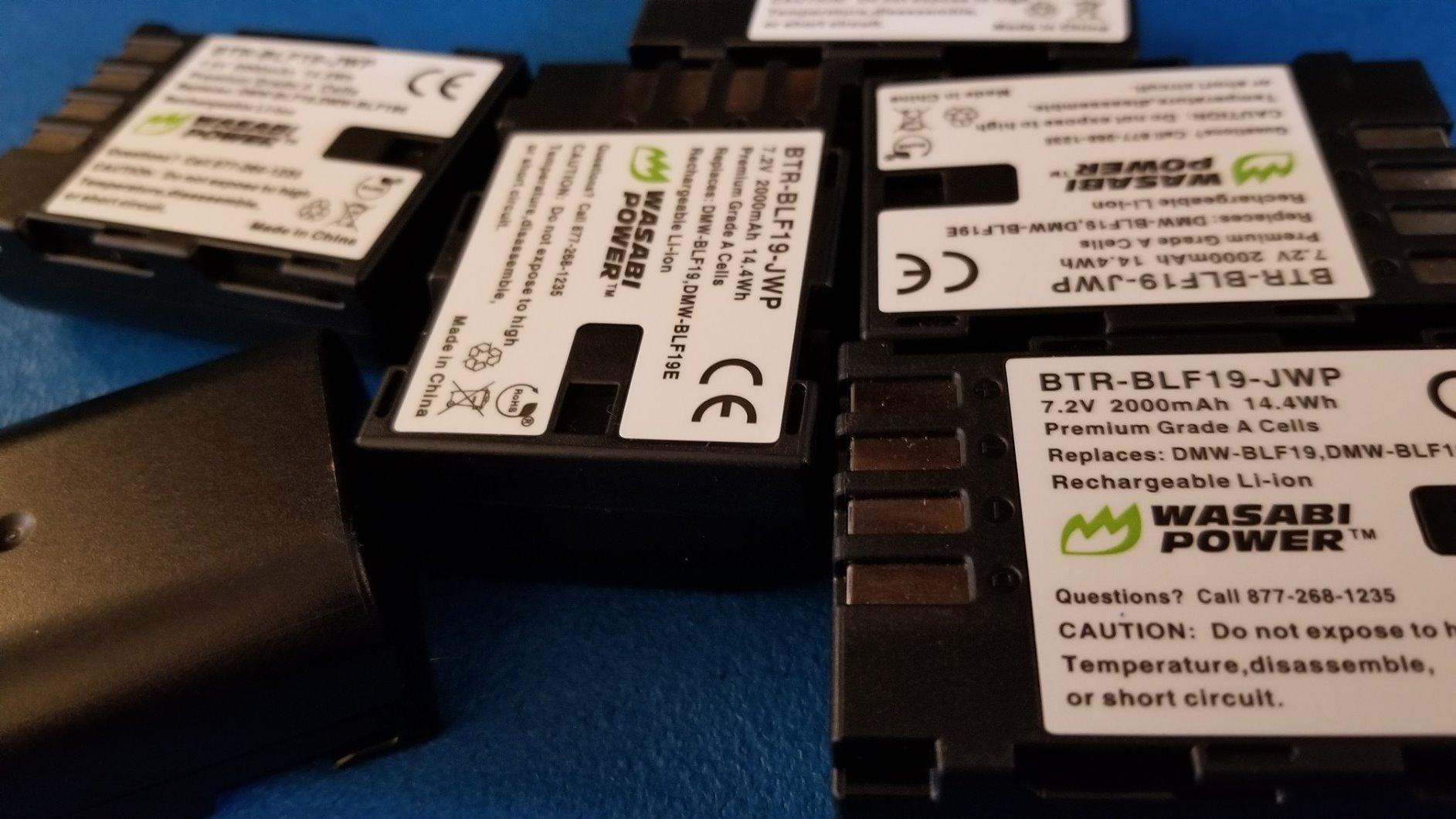 Wasabi Power Battery (2-Pack) and Dual USB Charger for Panasonic DMW-BLF19 and Panasonic Lumix DMC-GH3, DMC-GH4, DC-GH5, DC-GH5S, DC-G9 customer photo 2