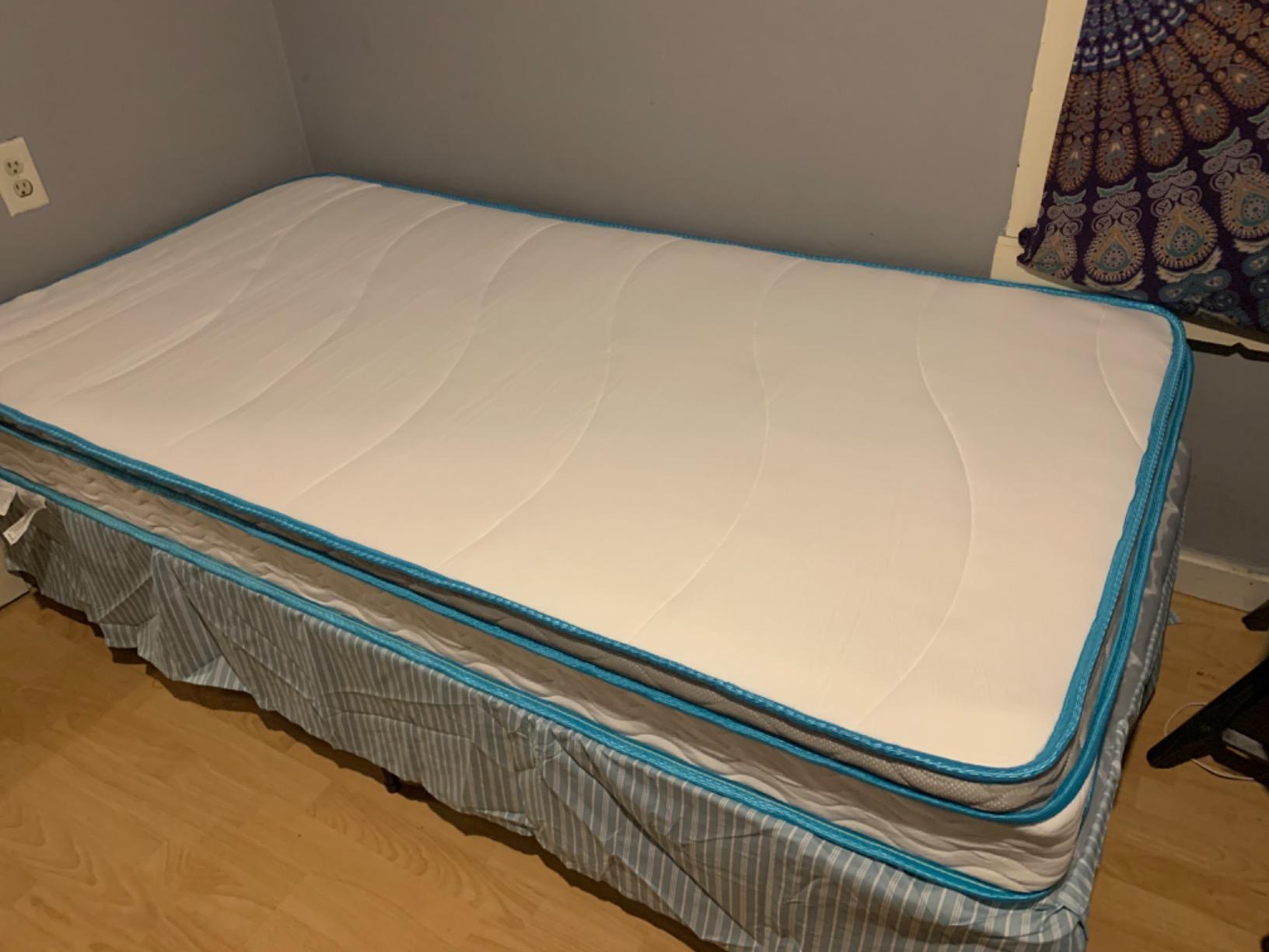 Linenspa 8 Inch Hybrid Mattress - Twin - Bed in a Box customer photo 1