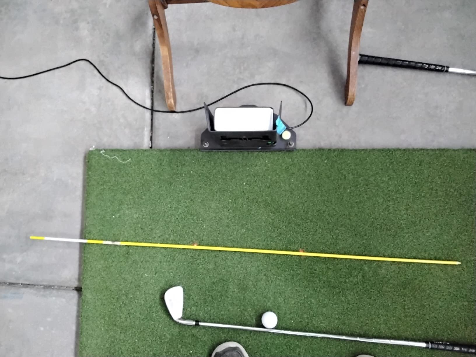 SKYTRAK Golf Launch Monitor | Photometric Technology for Ball Speed, Carry & Total Distance, Spin Rates, Launch & Shot Shape Data | Golf Simulator & Practice customer photo 2