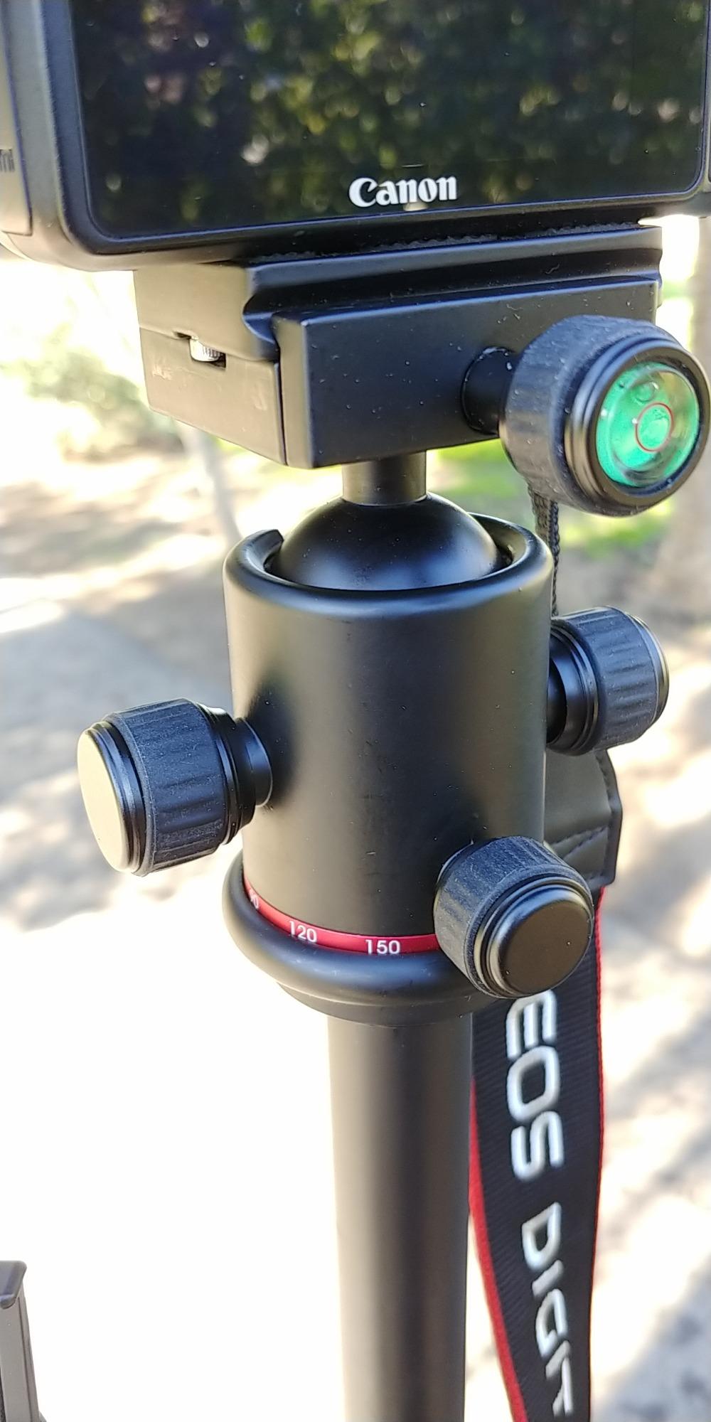 Neewer Professional Metal 360 Degree Rotating Panoramic Ball Head with 1/4 inch Quick Release Plate and Bubble Level,up to 17.6pounds/8kilograms,for Tripod,Monopod,Slider,DSLR Camera,Camcorder customer photo 2