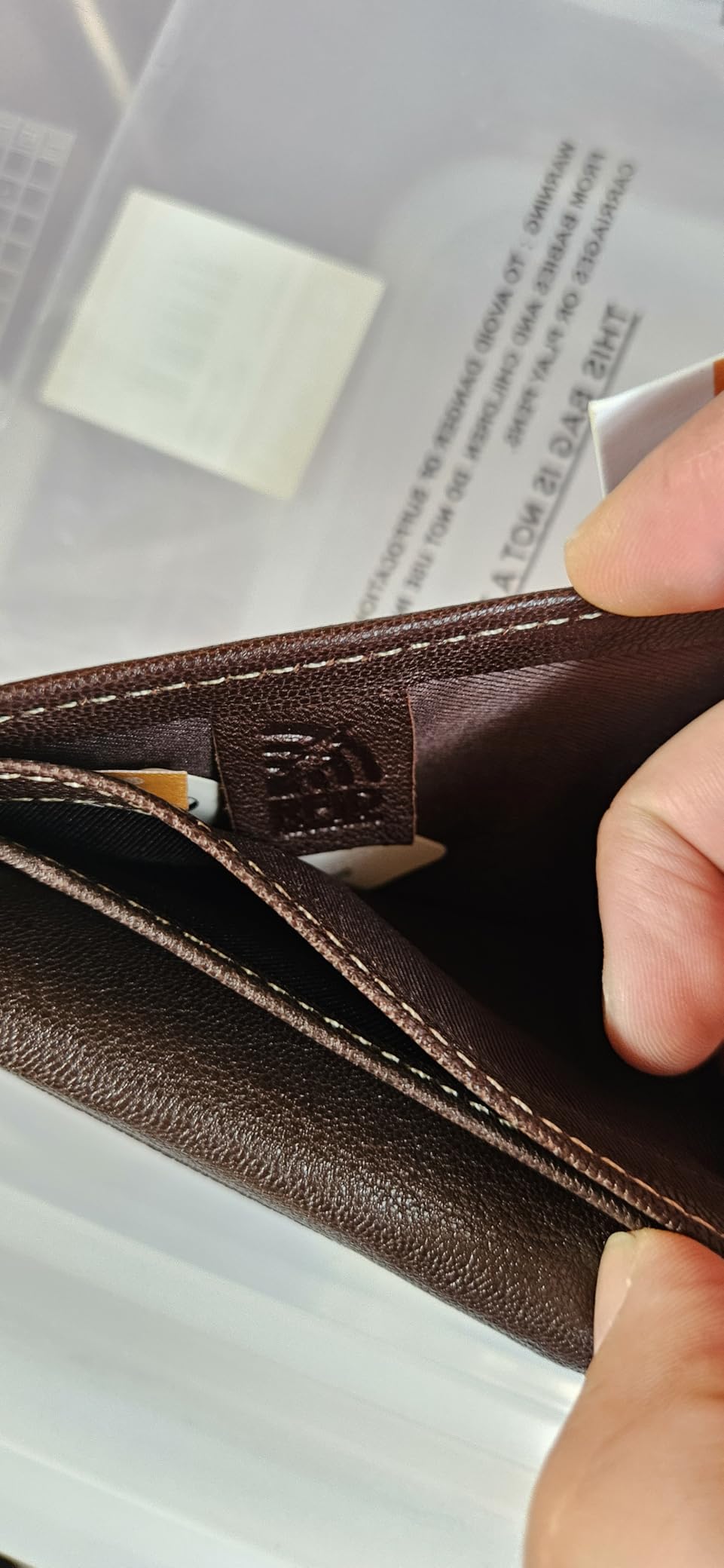 Timberland Men's Genuine Leather Passcase Security RFID Wallet customer photo 2