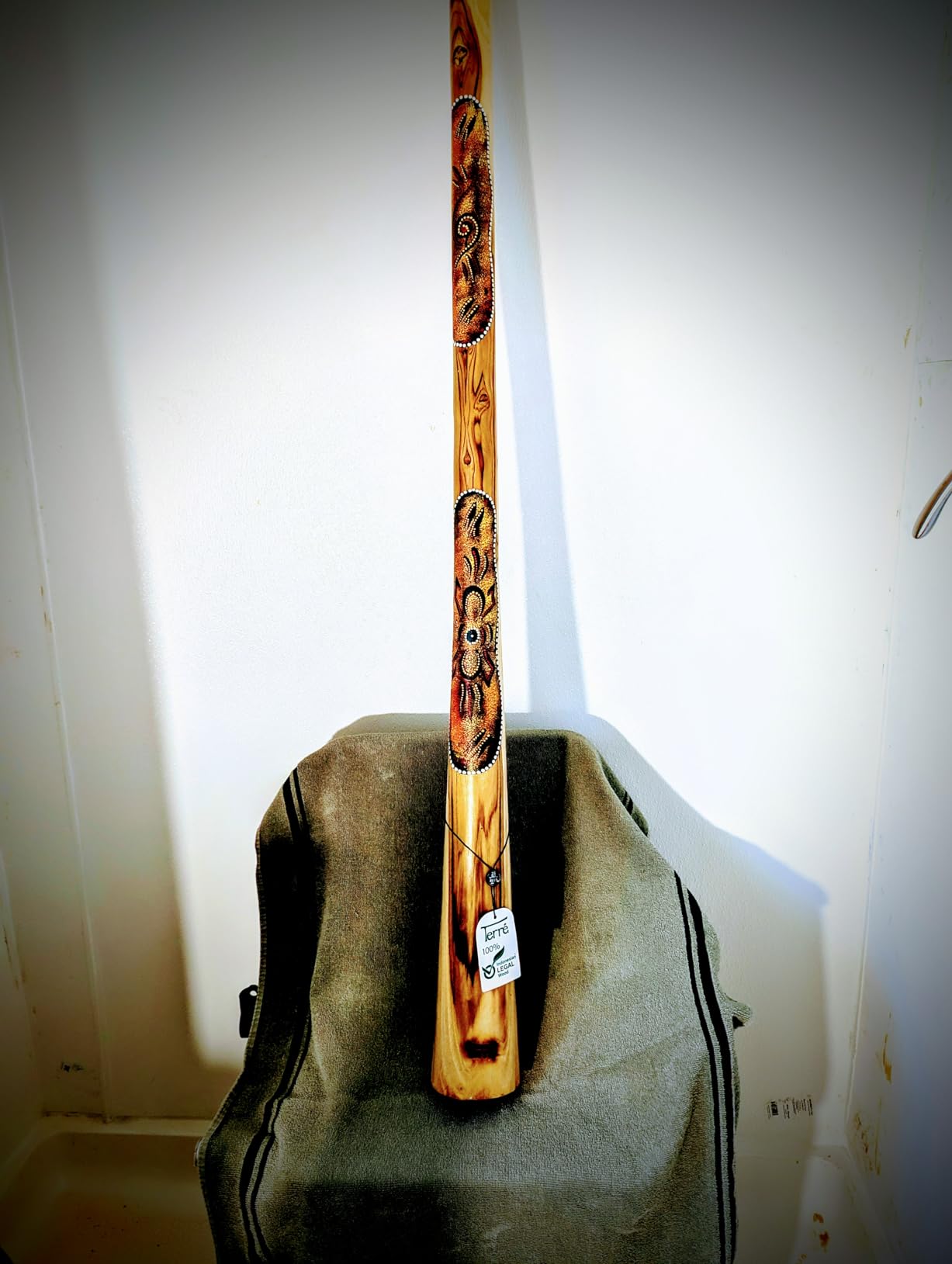 Didgeridoo Teak Wood Painted (55 inch) customer photo 1